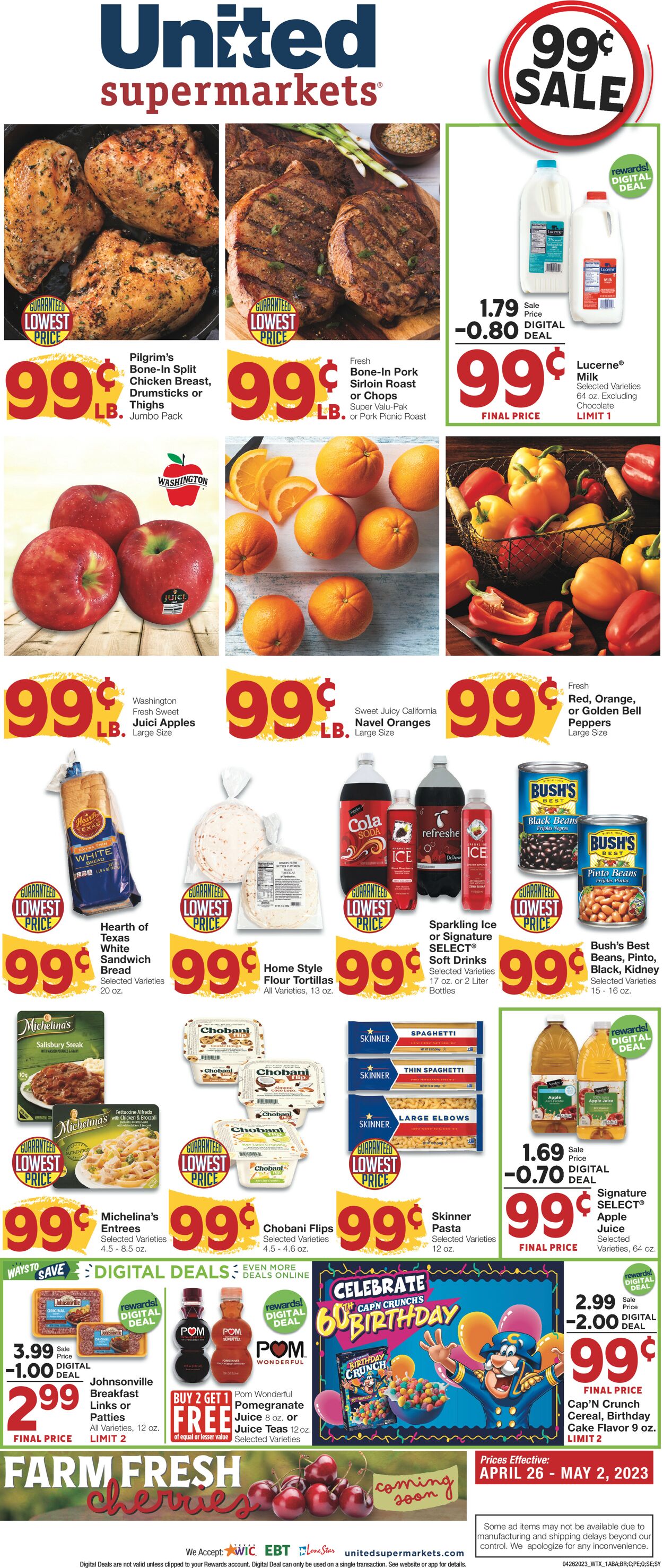 United Supermarkets Weekly Ad Circular - valid 04/26-05/02/2023