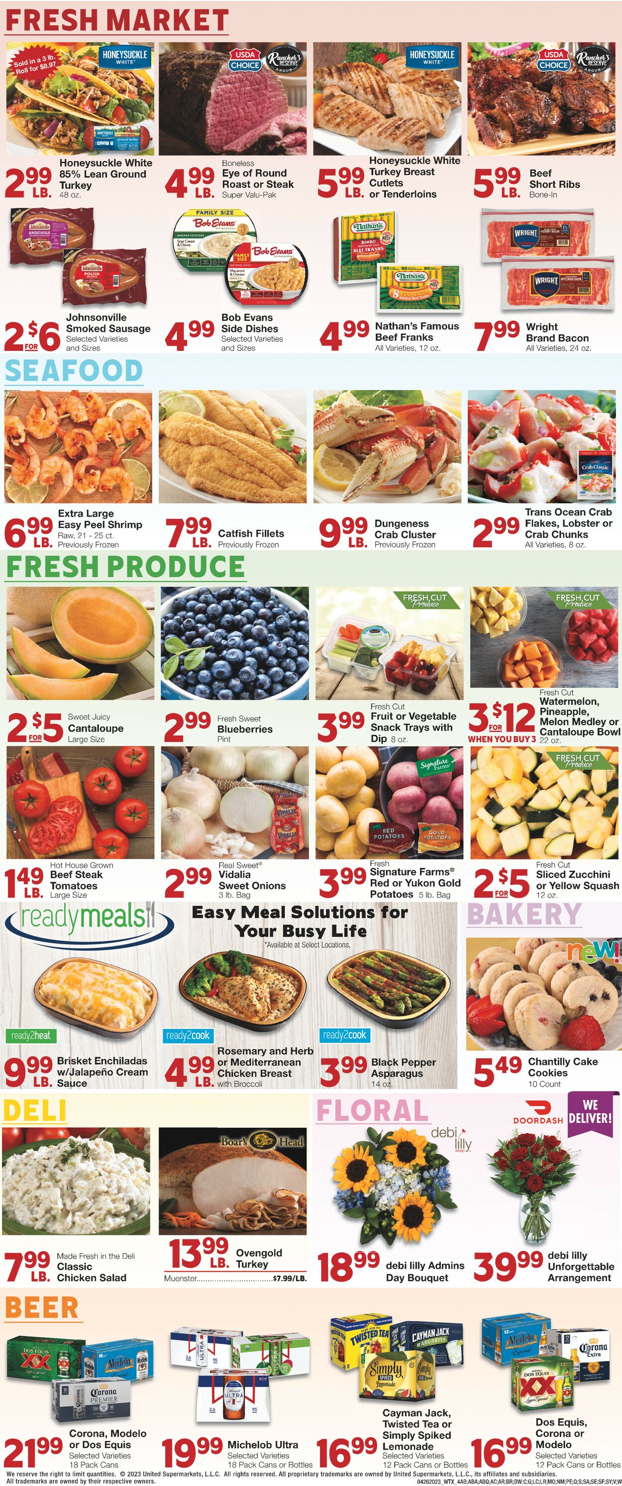 United Supermarkets Weekly Ad Circular - valid 04/26-05/02/2023 (Page 4)