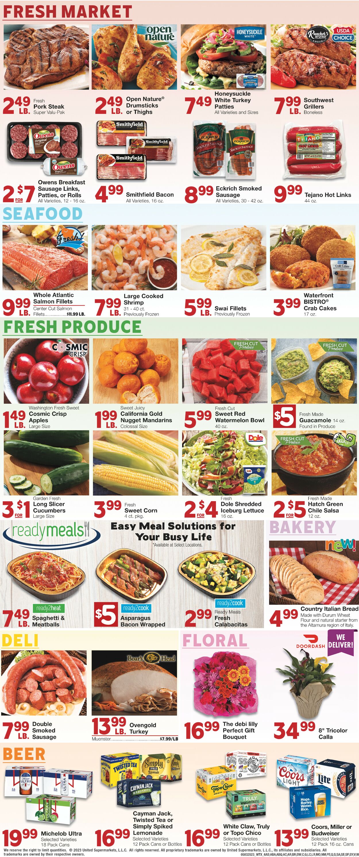 United Supermarkets Weekly Ad Circular - valid 05/03-05/09/2023 (Page 6)