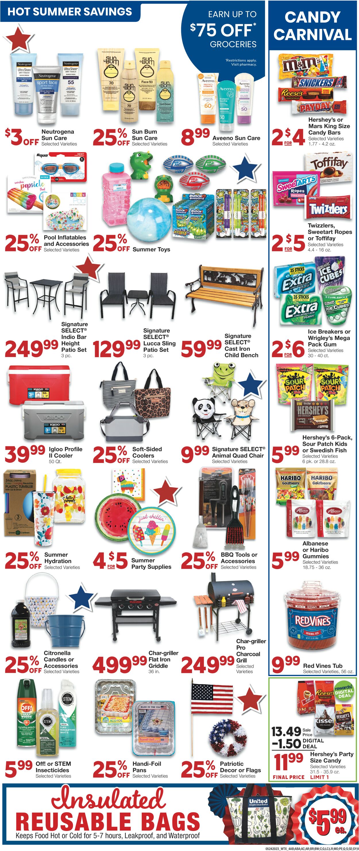 United Supermarkets Weekly Ad Circular - valid 05/24-05/30/2023 (Page 4)