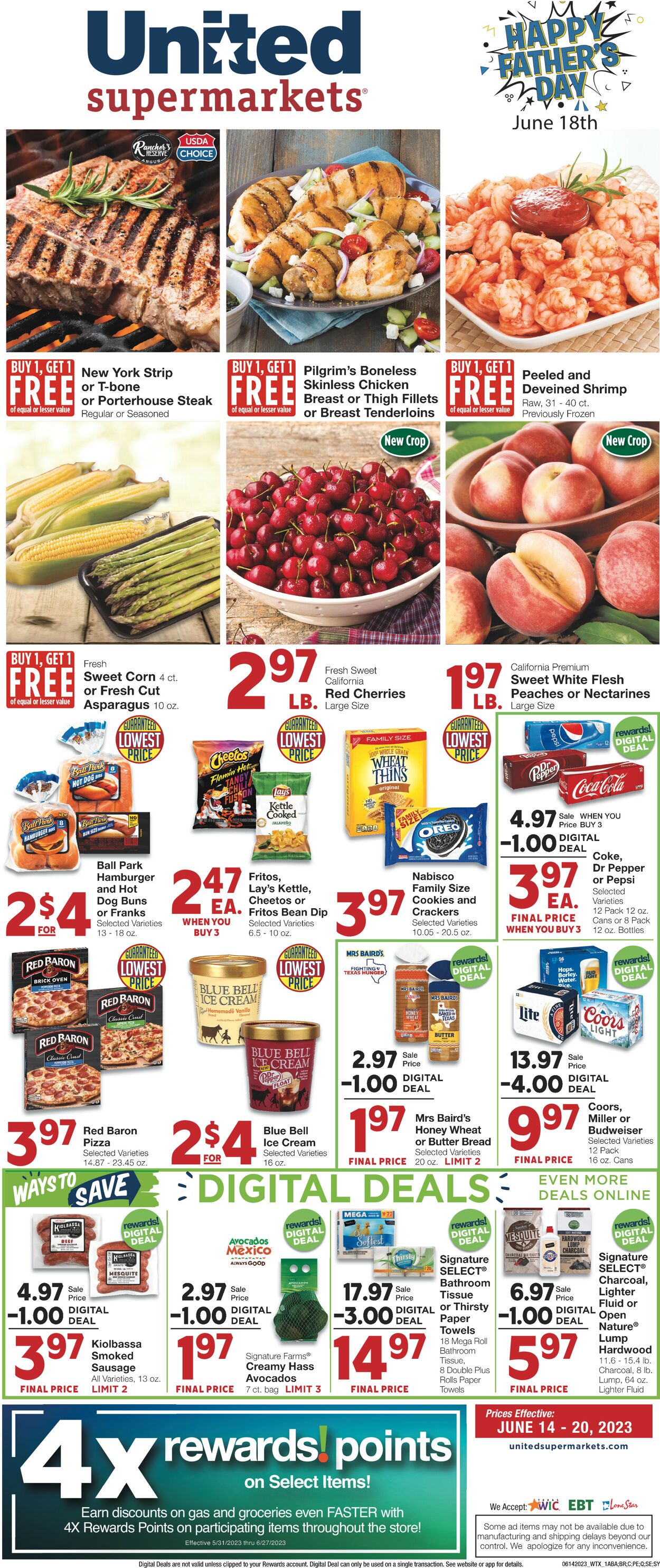 United Supermarkets Weekly Ad Circular - valid 06/14-06/20/2023