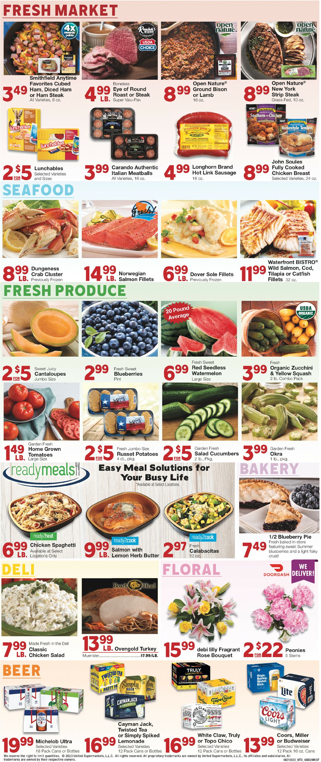 United Supermarkets Weekly Ad Circular - valid 06/21-06/27/2023 (Page 4)