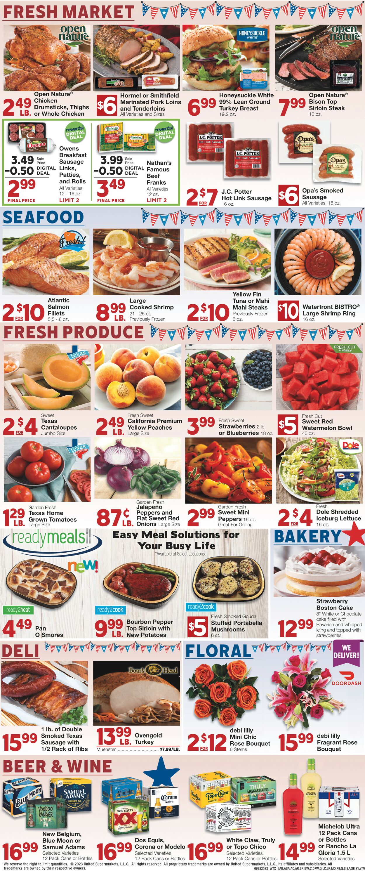 United Supermarkets Weekly Ad Circular - valid 06/28-07/04/2023 (Page 6)