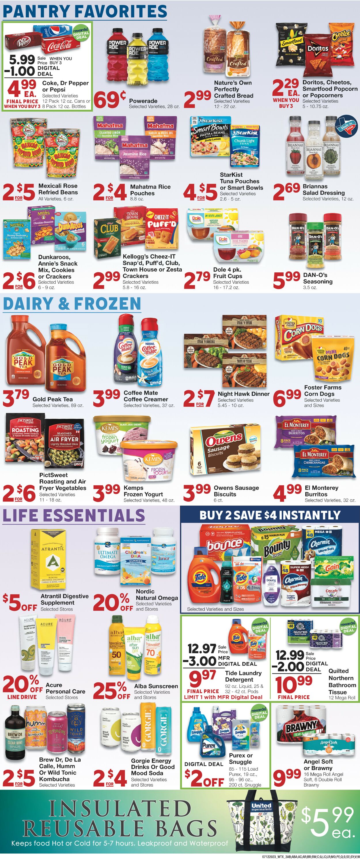 United Supermarkets Weekly Ad Circular - valid 07/12-07/18/2023 (Page 3)