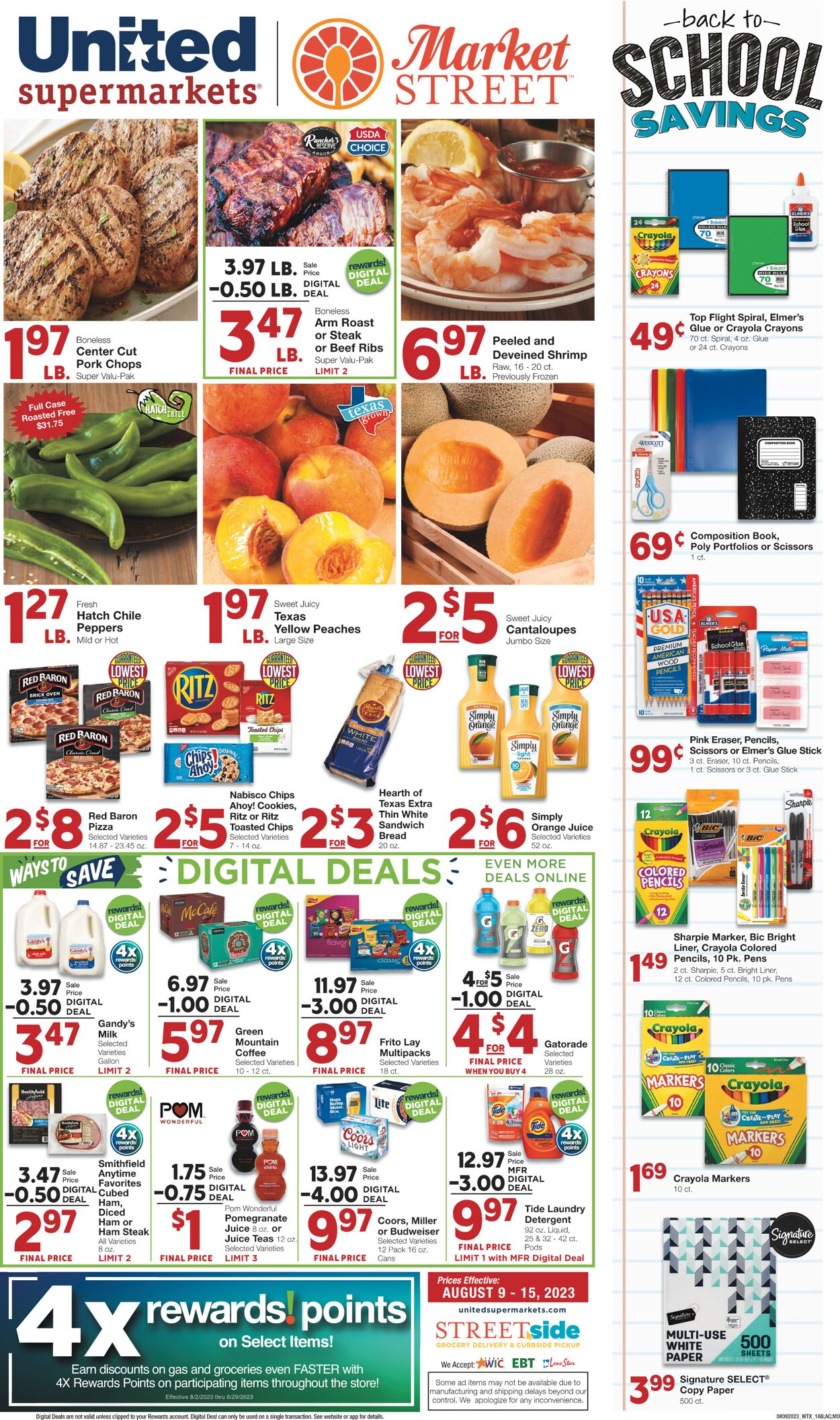United Supermarkets Weekly Ad Circular - valid 08/09-08/15/2023