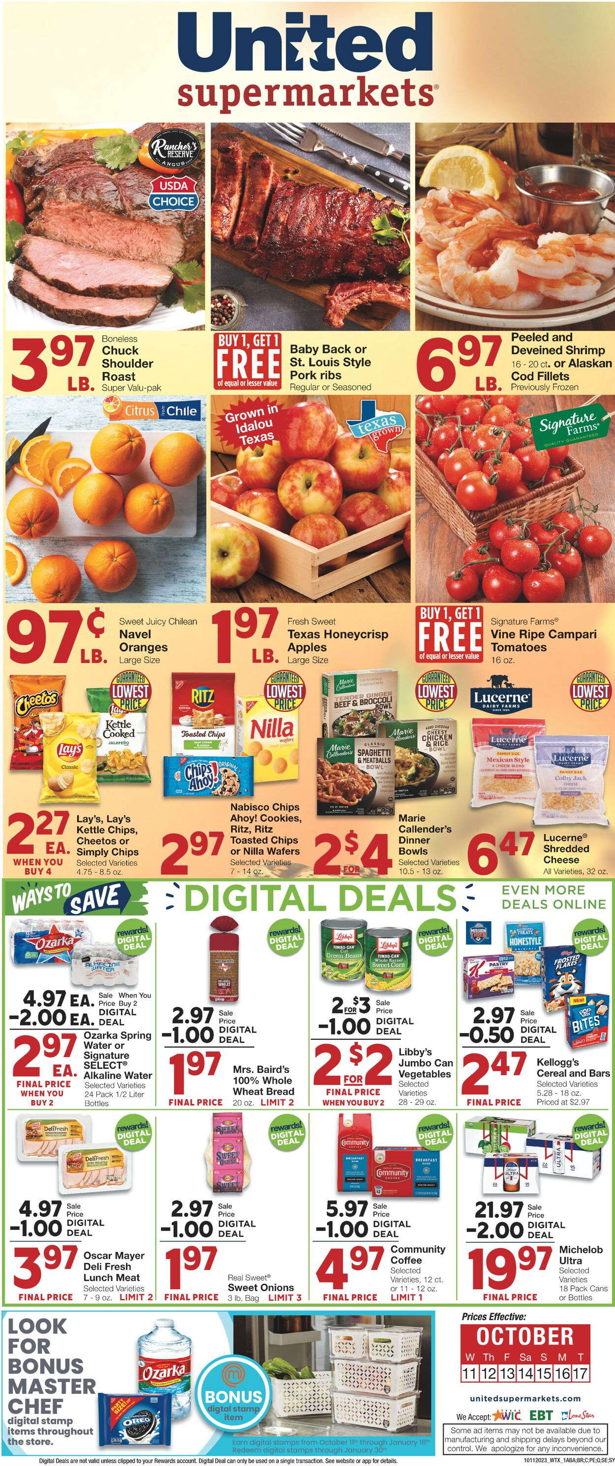 United Supermarkets Weekly Ad Circular - valid 10/11-10/17/2023