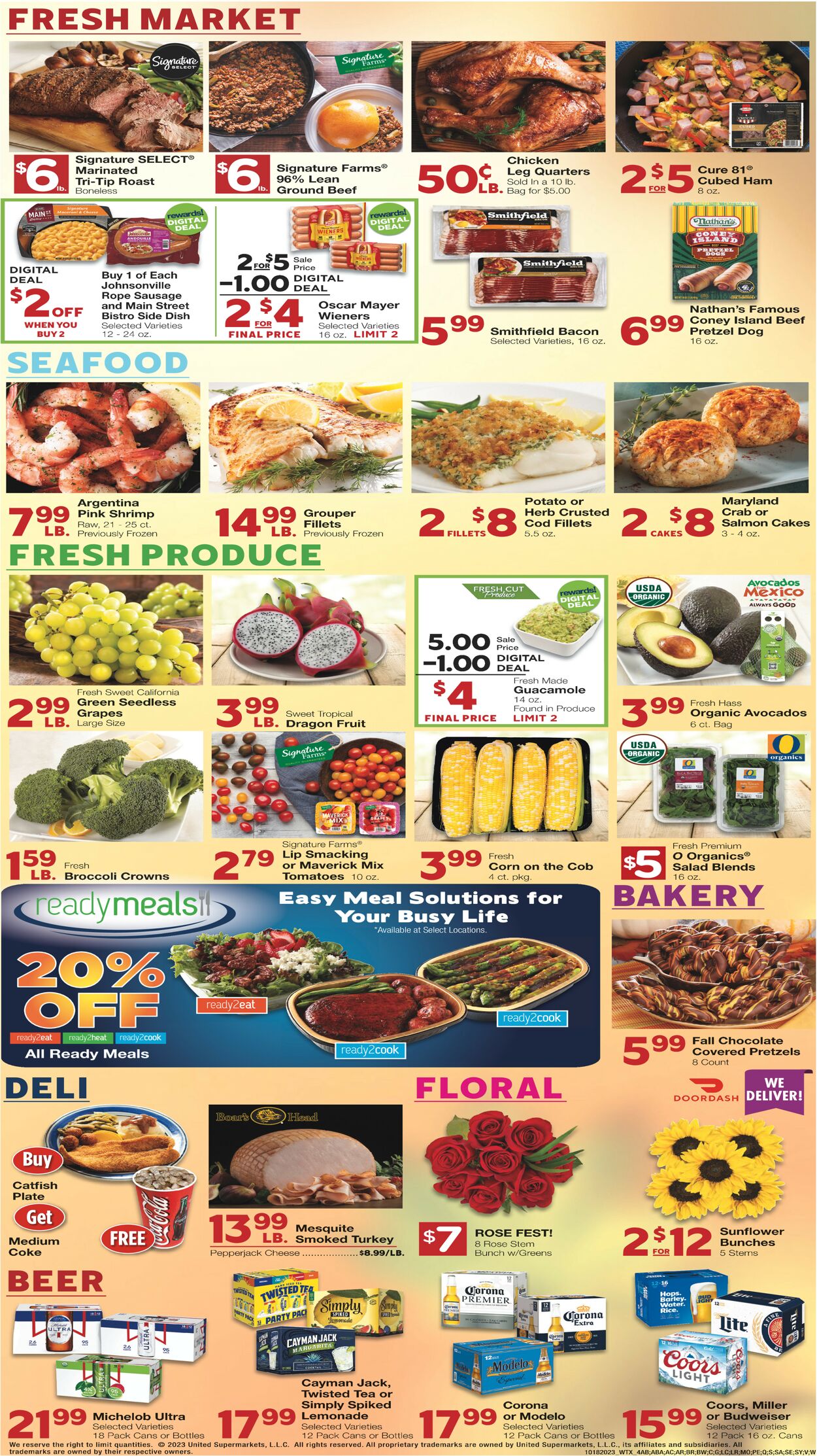 United Supermarkets Weekly Ad Circular - valid 10/18-10/24/2023 (Page 4)