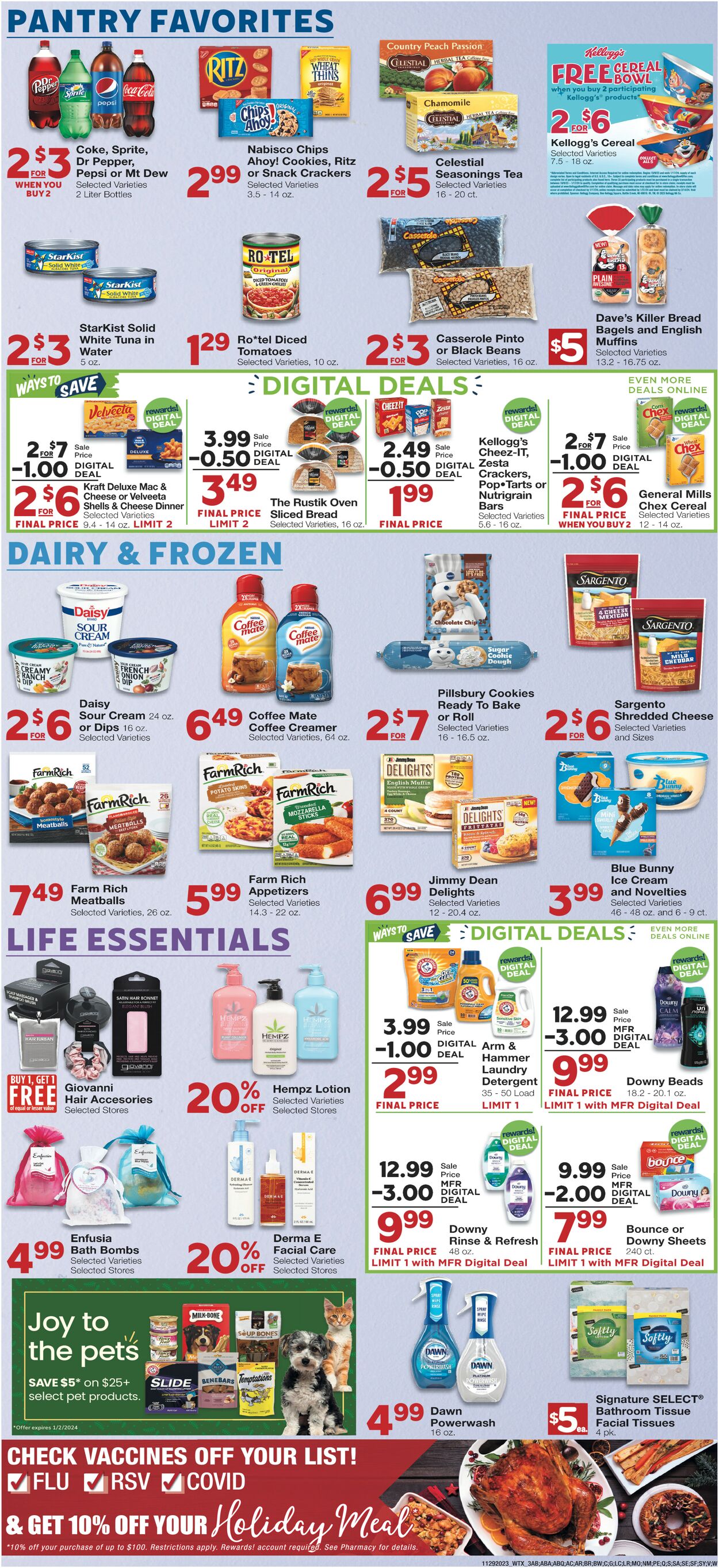 United Supermarkets Weekly Ad Circular - valid 11/28-12/05/2023 (Page 3)
