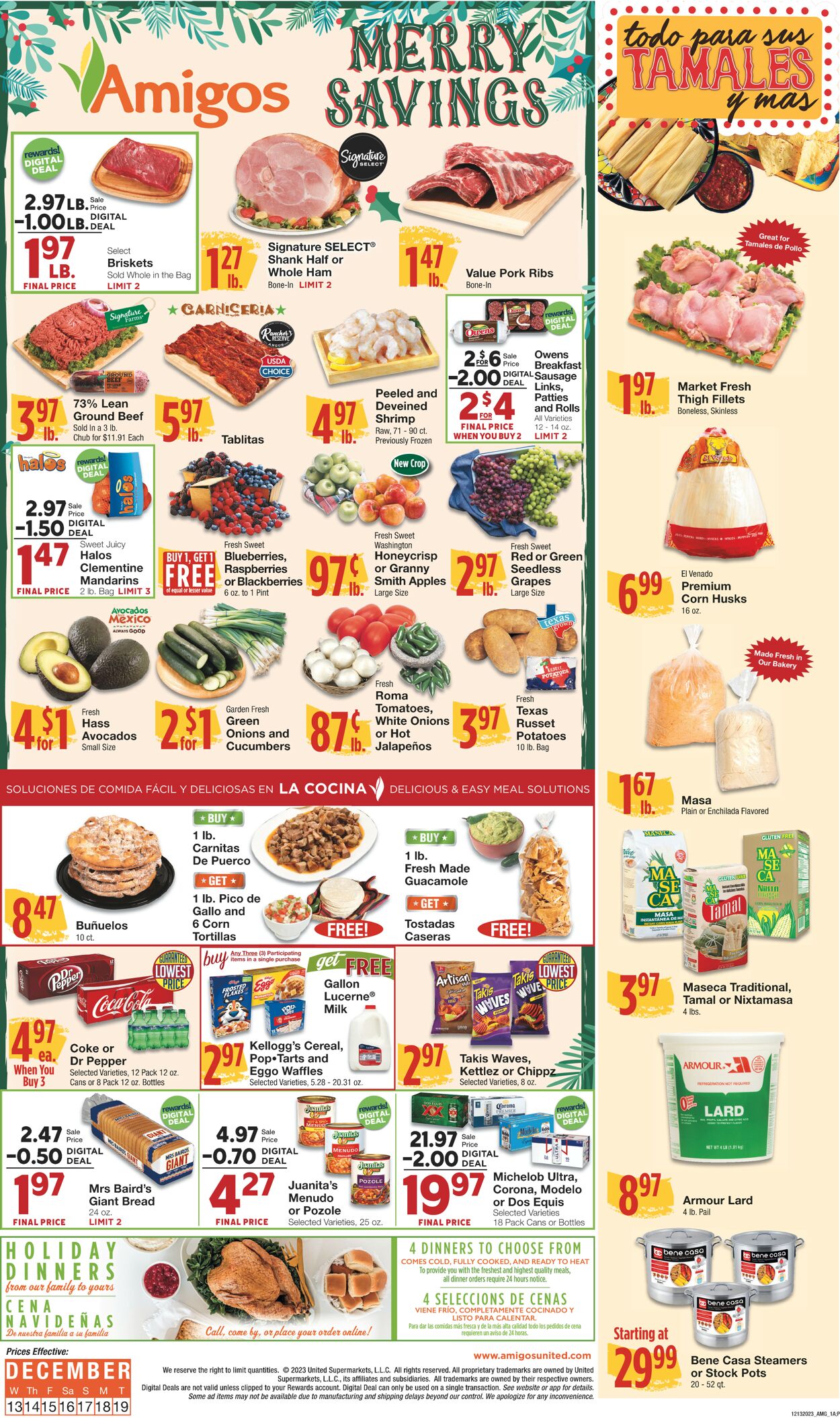 United Supermarkets Weekly Ad Circular - valid 12/13-12/19/2023