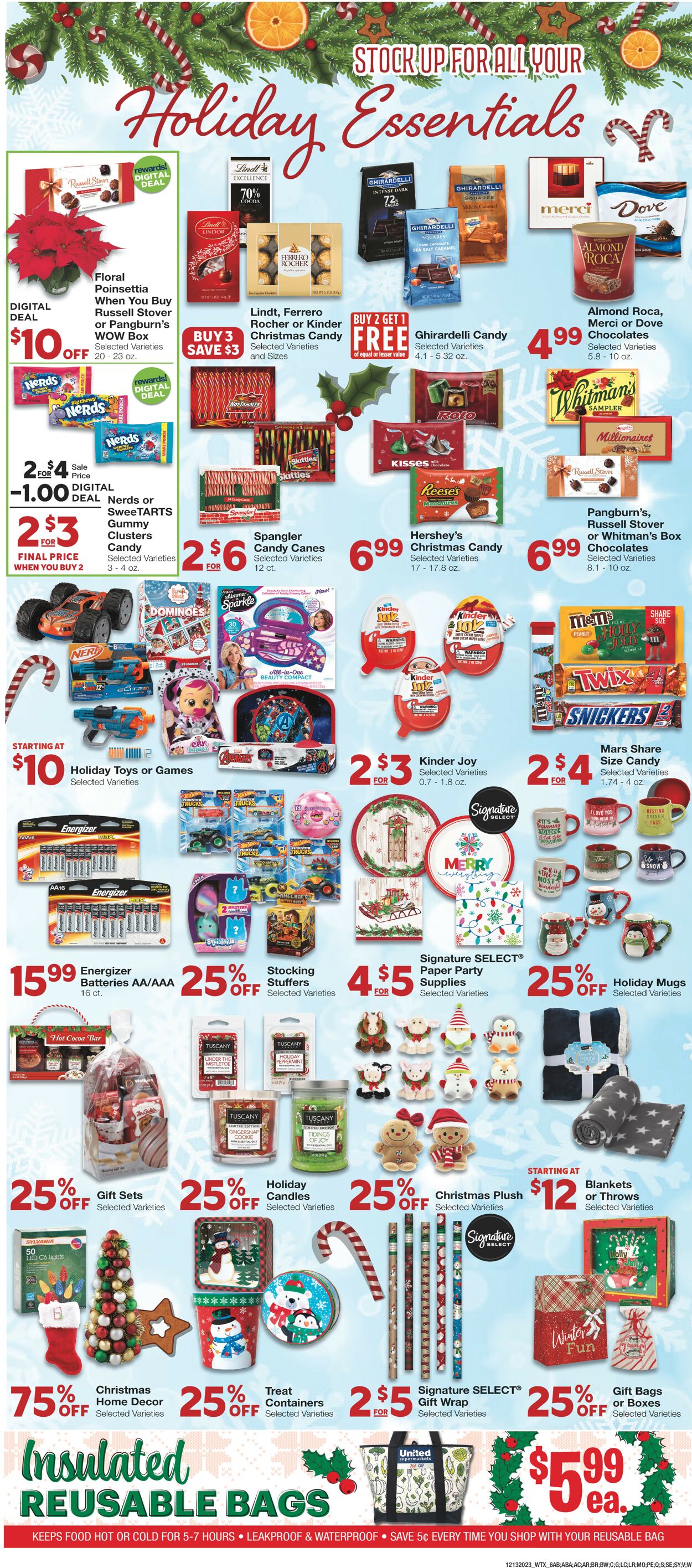 United Supermarkets Weekly Ad Circular - valid 12/13-12/19/2023 (Page 6)