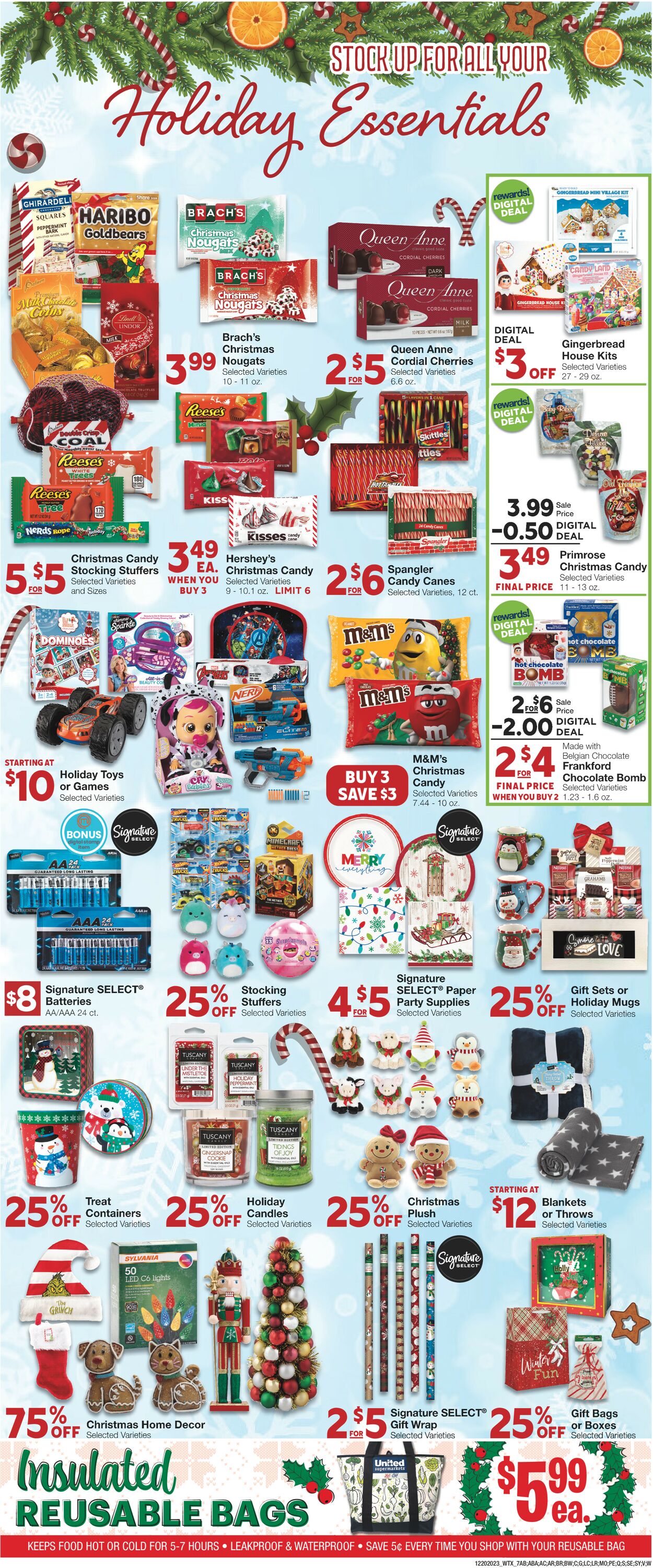 United Supermarkets Weekly Ad Circular - valid 12/20-12/24/2023 (Page 7)