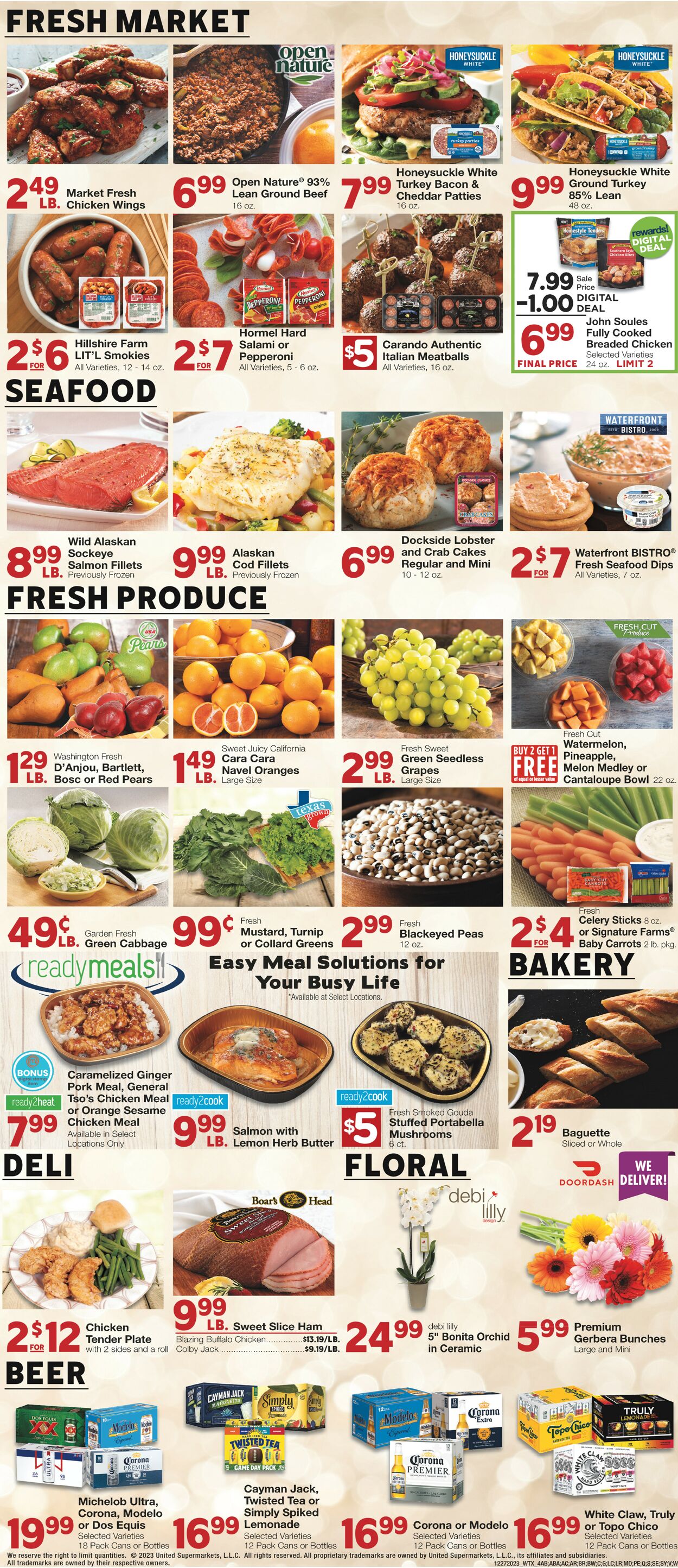 United Supermarkets Weekly Ad Circular - valid 12/27-01/02/2024 (Page 4)