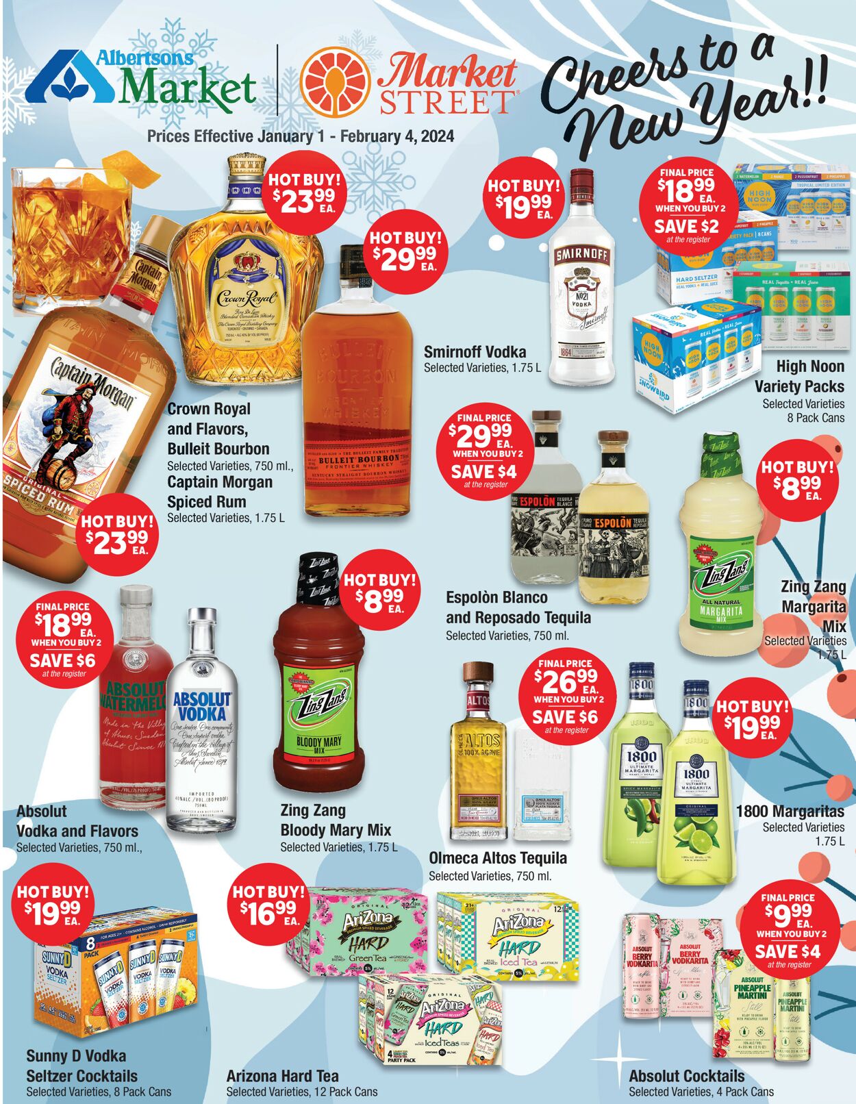 United Supermarkets Weekly Ad Circular - valid 01/01-02/04/2024