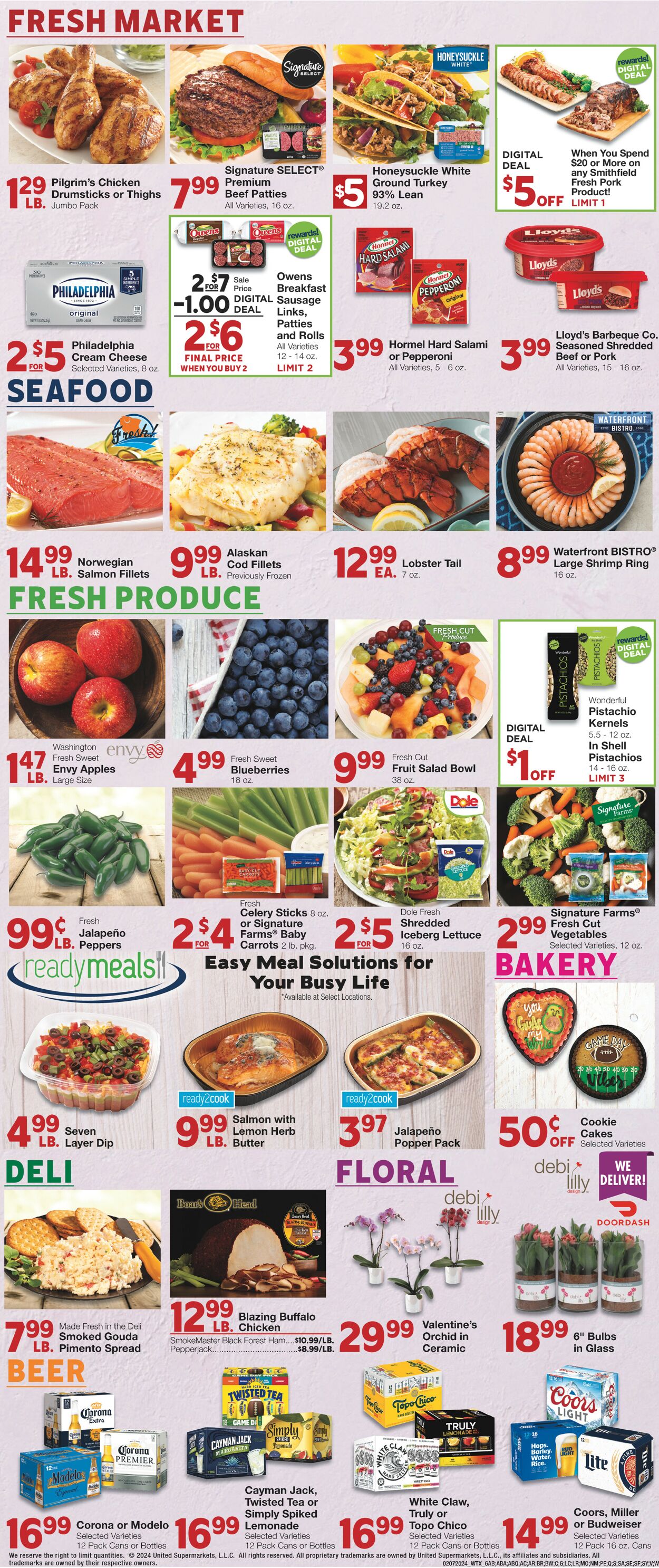 United Supermarkets Weekly Ad Circular - valid 02/07-02/11/2024 (Page 8)