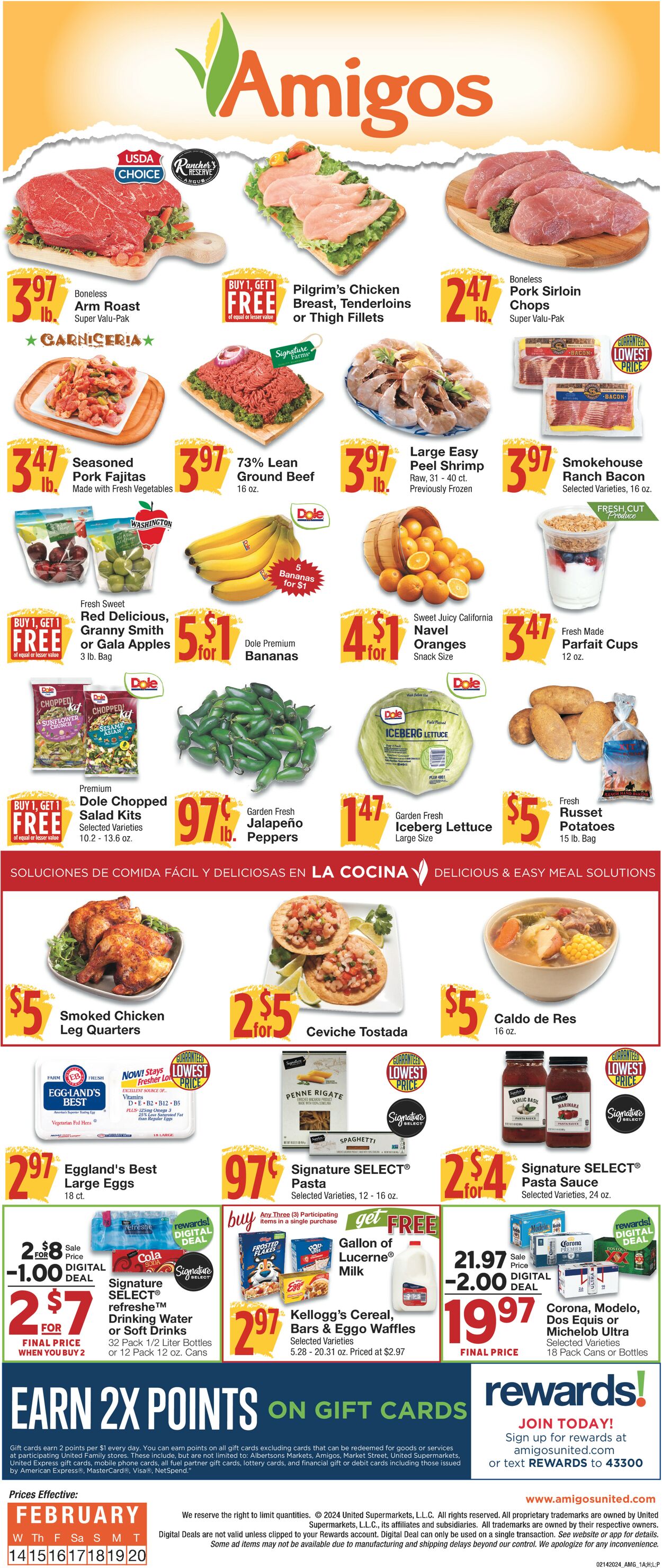 United Supermarkets Weekly Ad Circular - valid 02/14-02/20/2024
