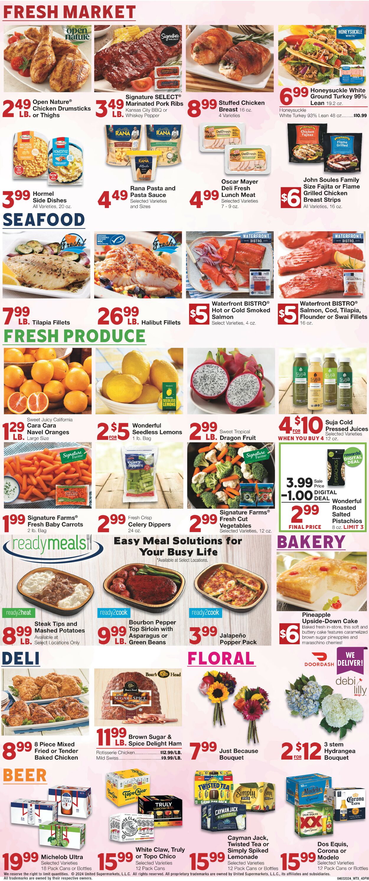 United Supermarkets Weekly Ad Circular - valid 04/03-04/09/2024 (Page 4)