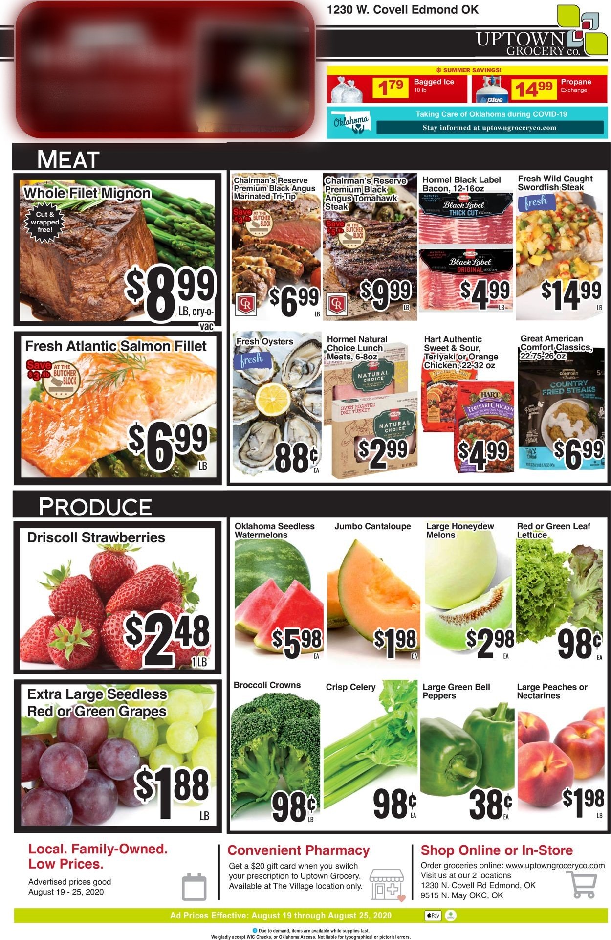 Uptown Grocery Co. Weekly Ad Circular - valid 08/19-08/25/2020