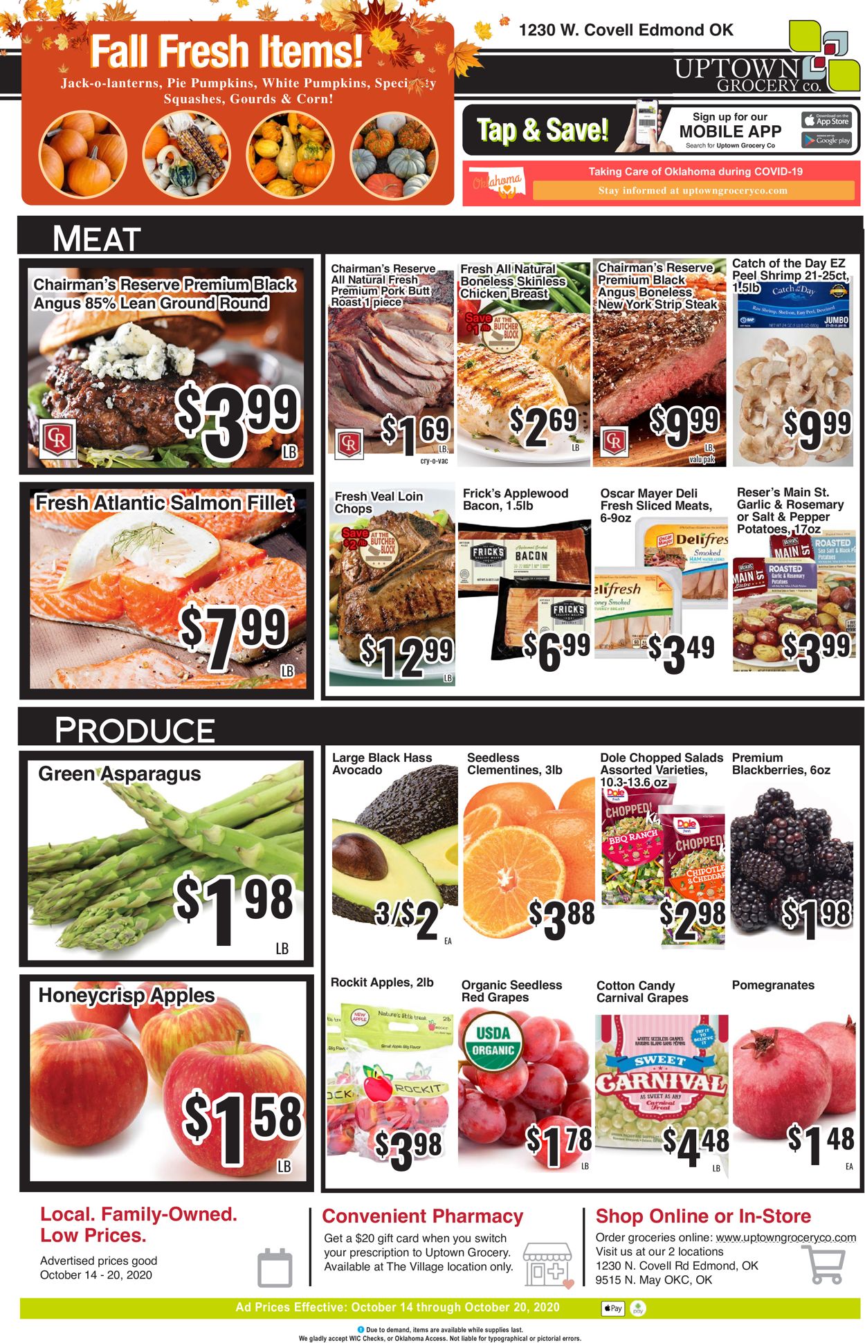 Uptown Grocery Co. Weekly Ad Circular - valid 10/14-10/20/2020