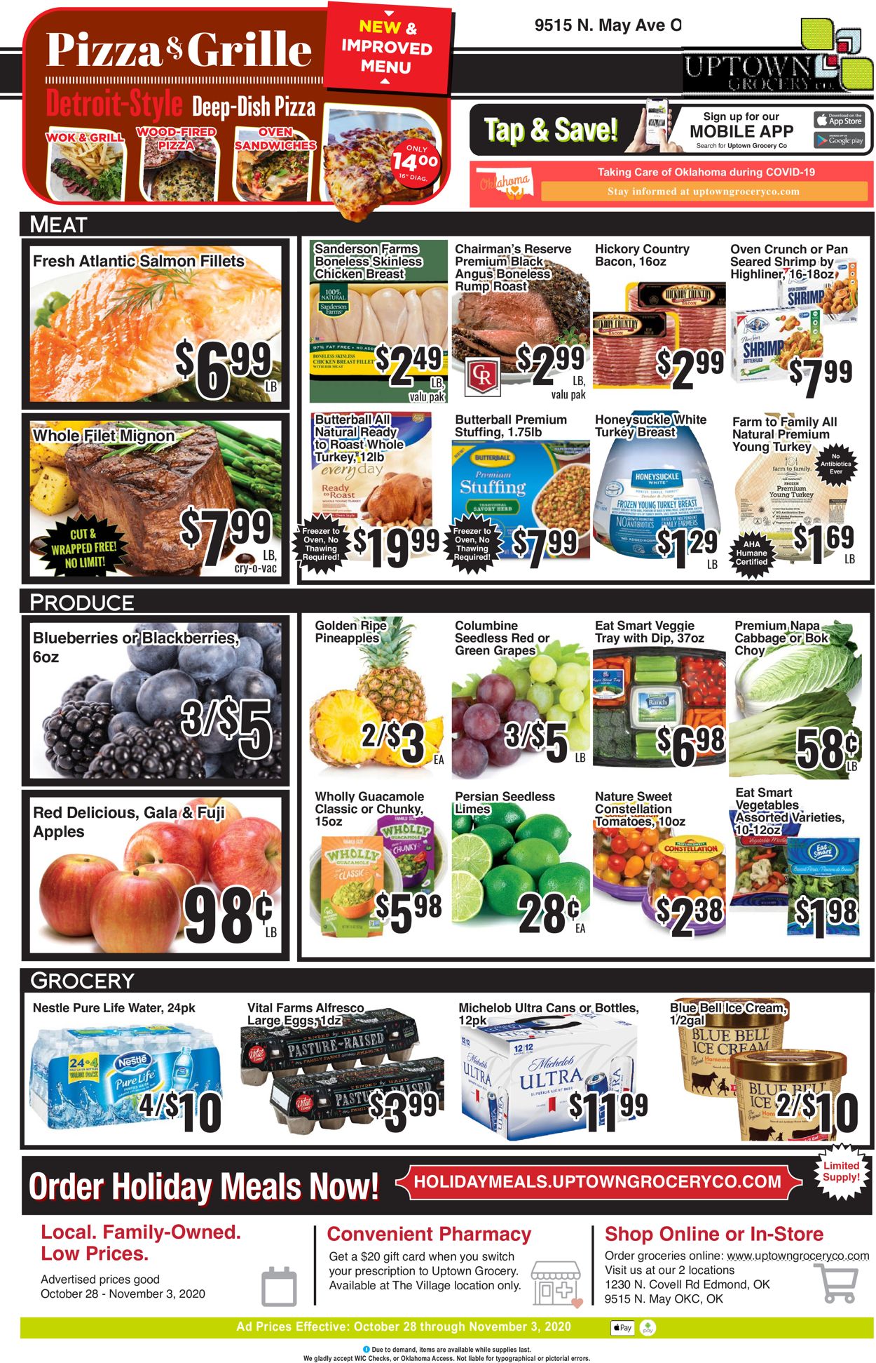 Uptown Grocery Co. Weekly Ad Circular - valid 10/28-11/03/2020