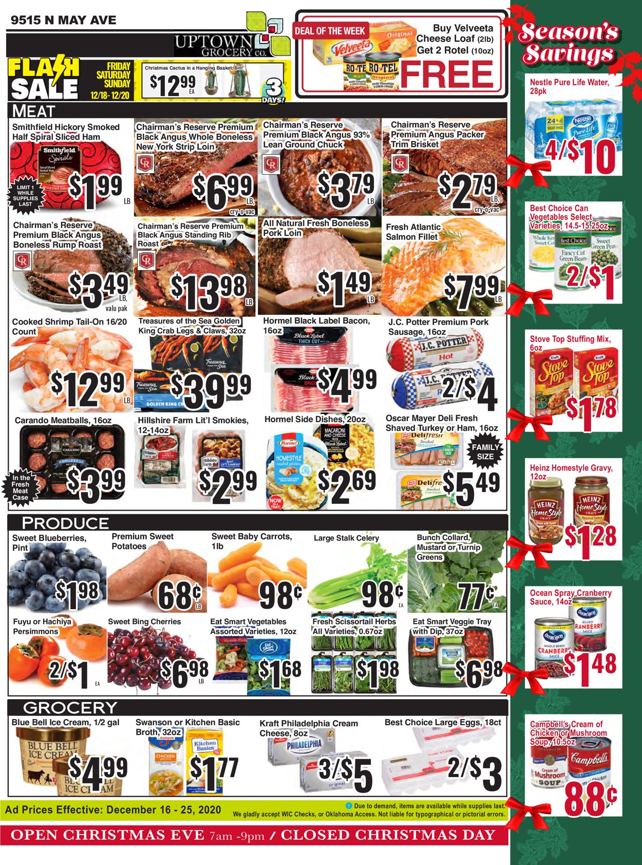 Uptown Grocery Co. Weekly Ad Circular - valid 12/16-12/25/2020