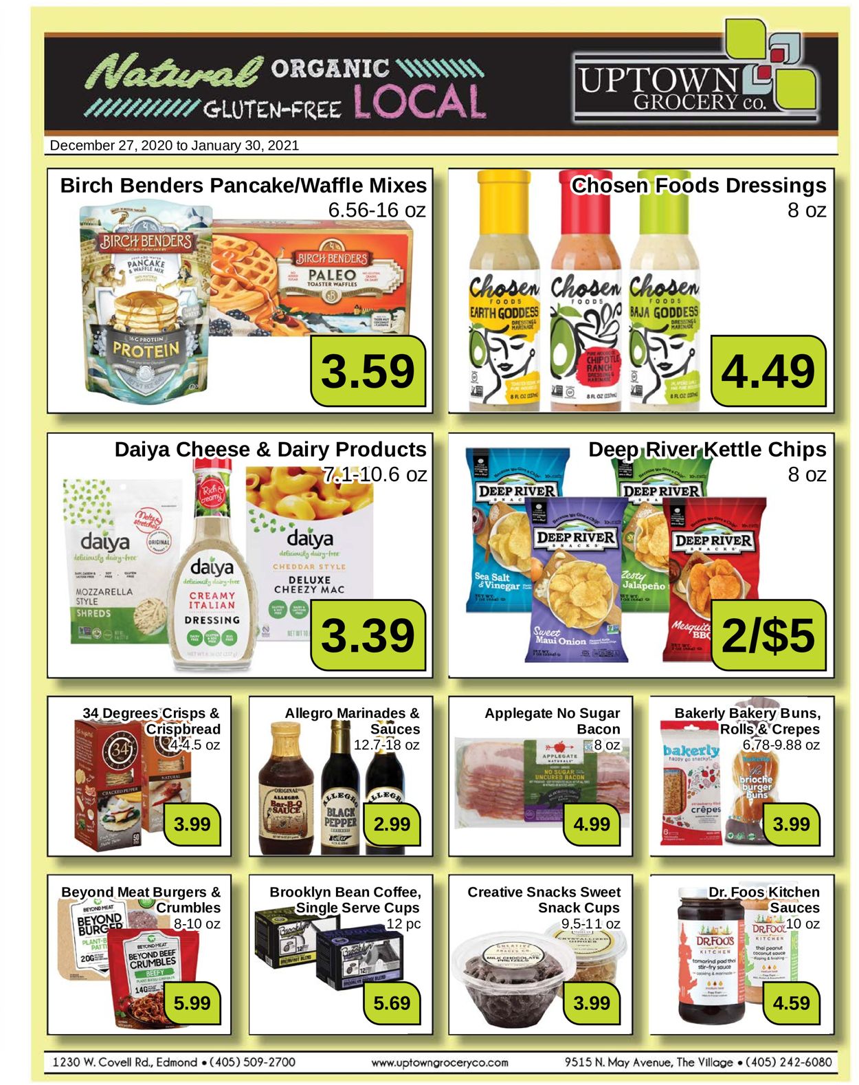 Uptown Grocery Co. Weekly Ad Circular - valid 12/27-01/30/2022