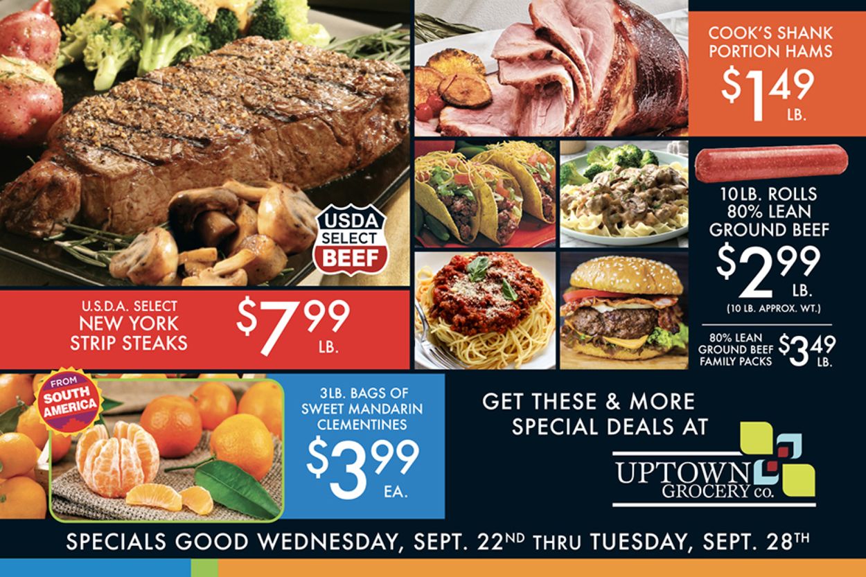 Uptown Grocery Co. Weekly Ad Circular - valid 09/22-09/28/2021