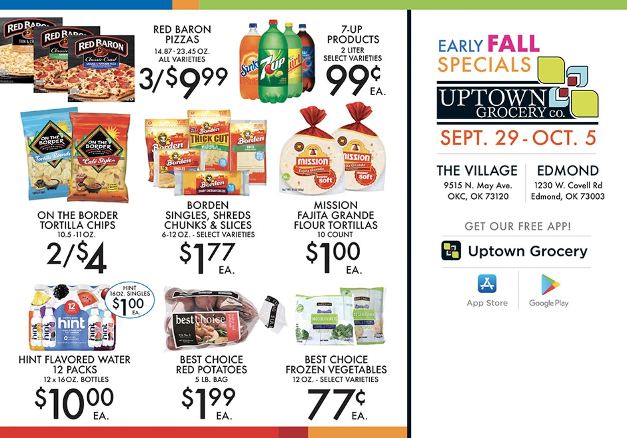 Uptown Grocery Co. Weekly Ad Circular - valid 09/29-10/05/2021