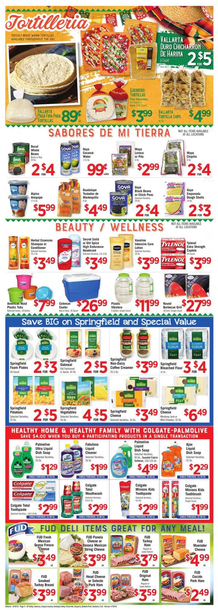Vallarta Weekly Ad Circular - valid 09/18-09/24/2019 (Page 4)