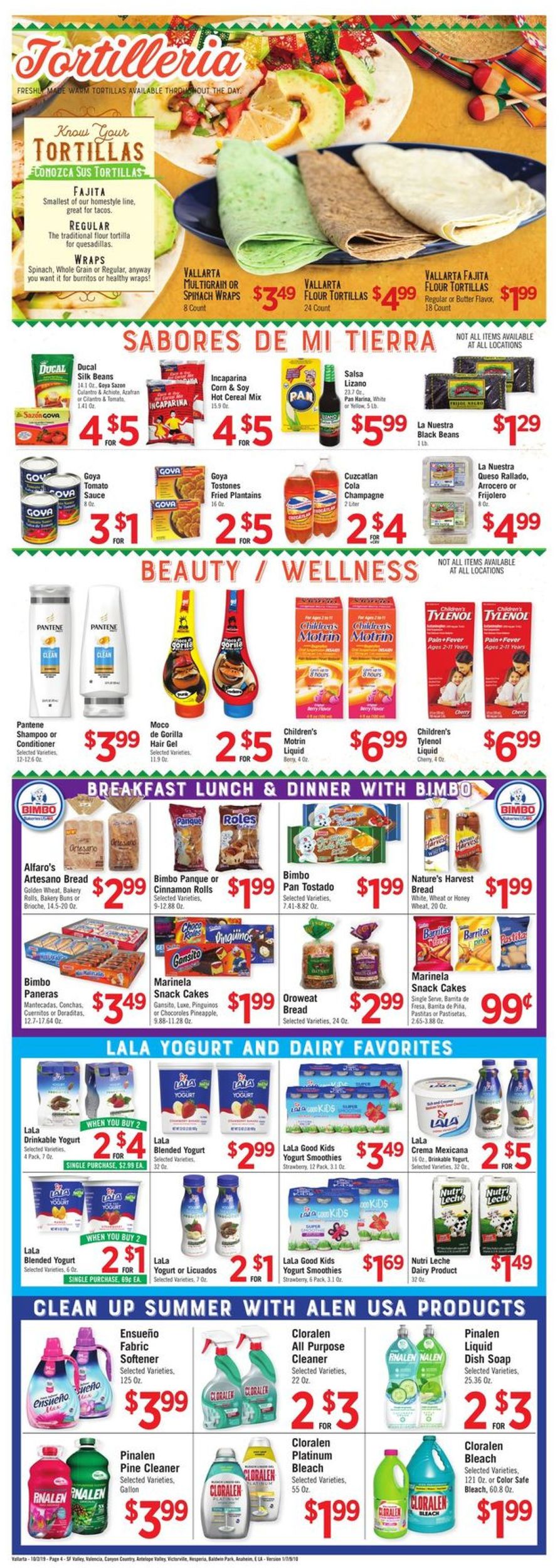 Vallarta Weekly Ad Circular - valid 10/02-10/08/2019 (Page 4)