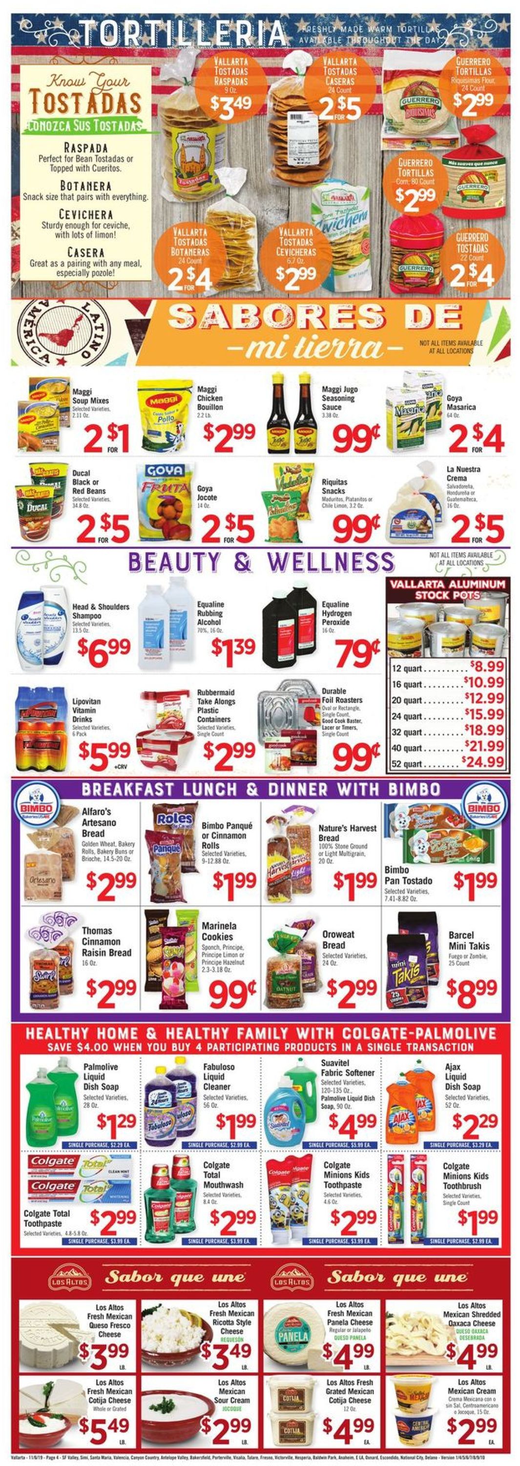 Vallarta Weekly Ad Circular - valid 11/06-11/12/2019 (Page 4)