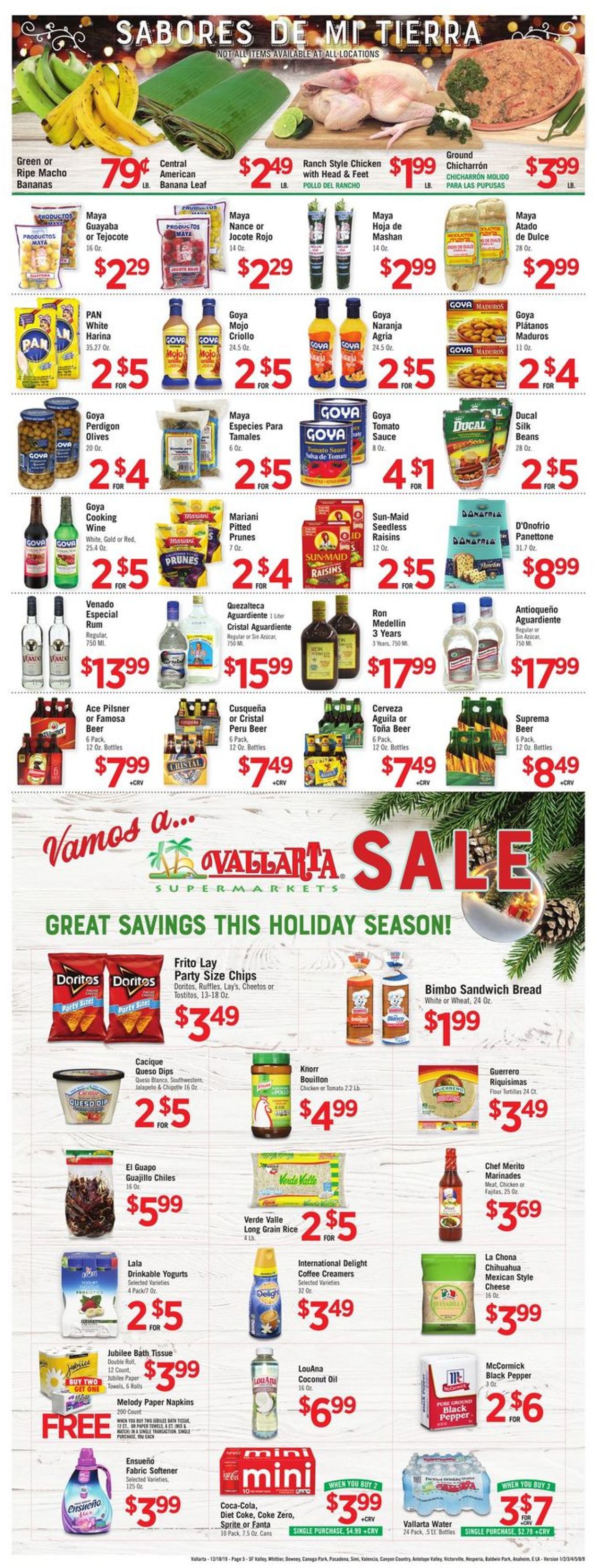 Vallarta Weekly Ad Circular - valid 12/18-12/24/2019 (Page 5)