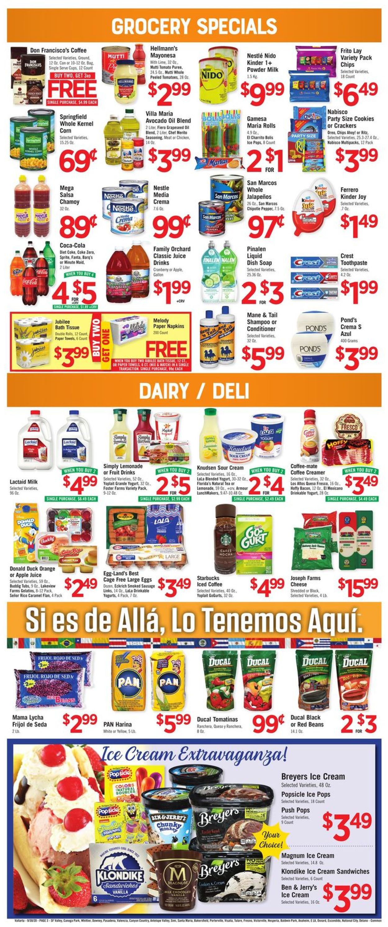 Vallarta Weekly Ad Circular - valid 09/30-10/06/2020 (Page 3)