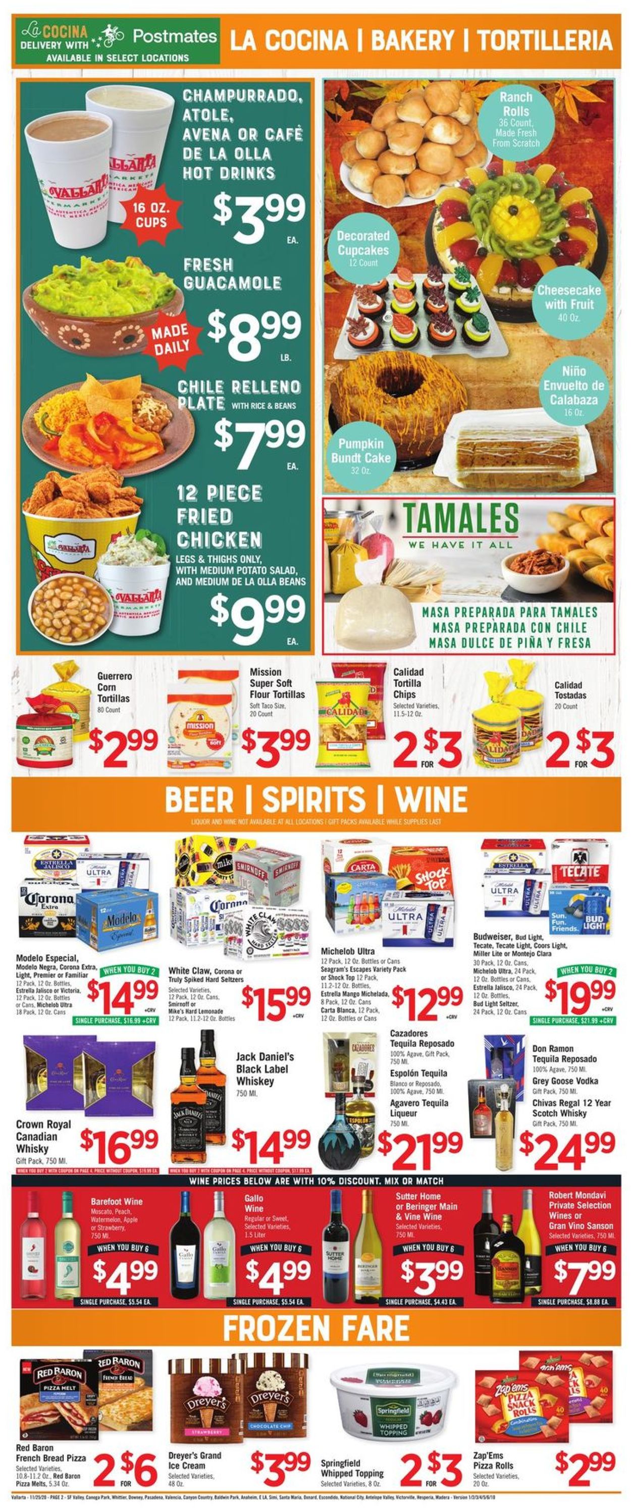 Vallarta Thanksgiving 2020 Weekly Ad Circular - valid 11/25-12/01/2020 (Page 2)