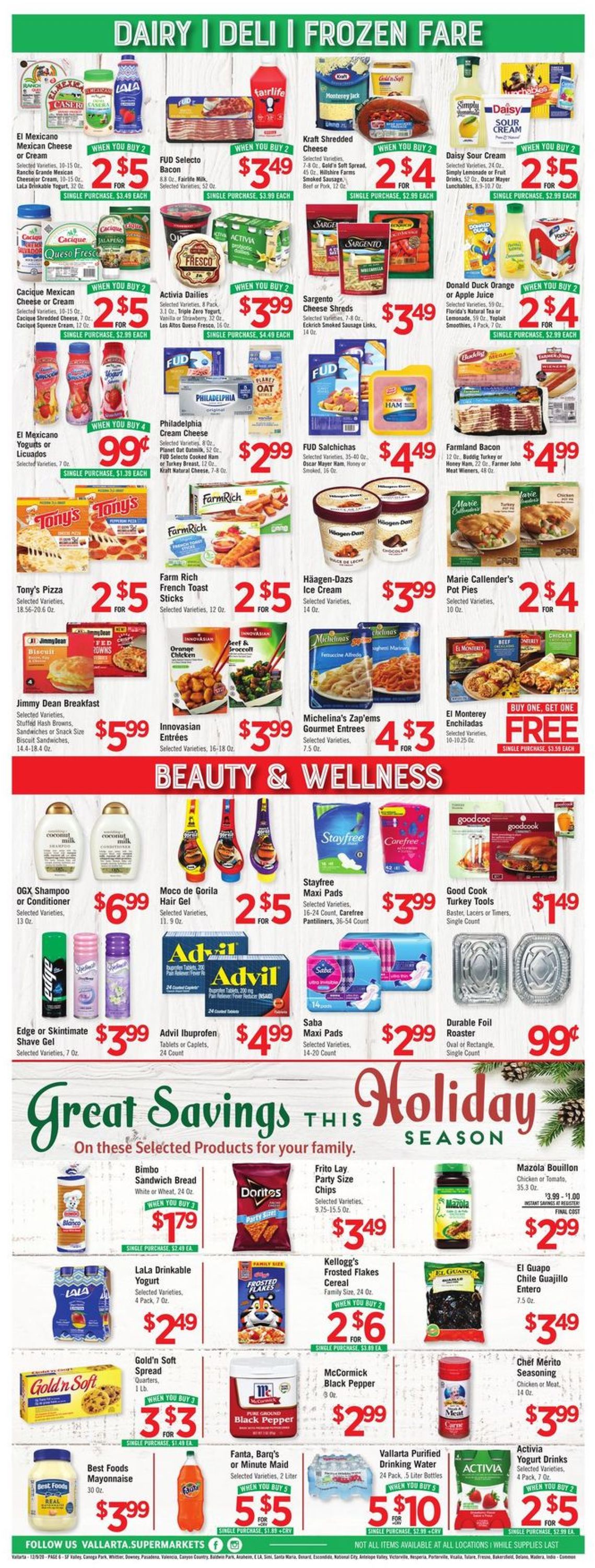 Vallarta Weekly Ad Circular - valid 12/09-12/15/2020 (Page 6)