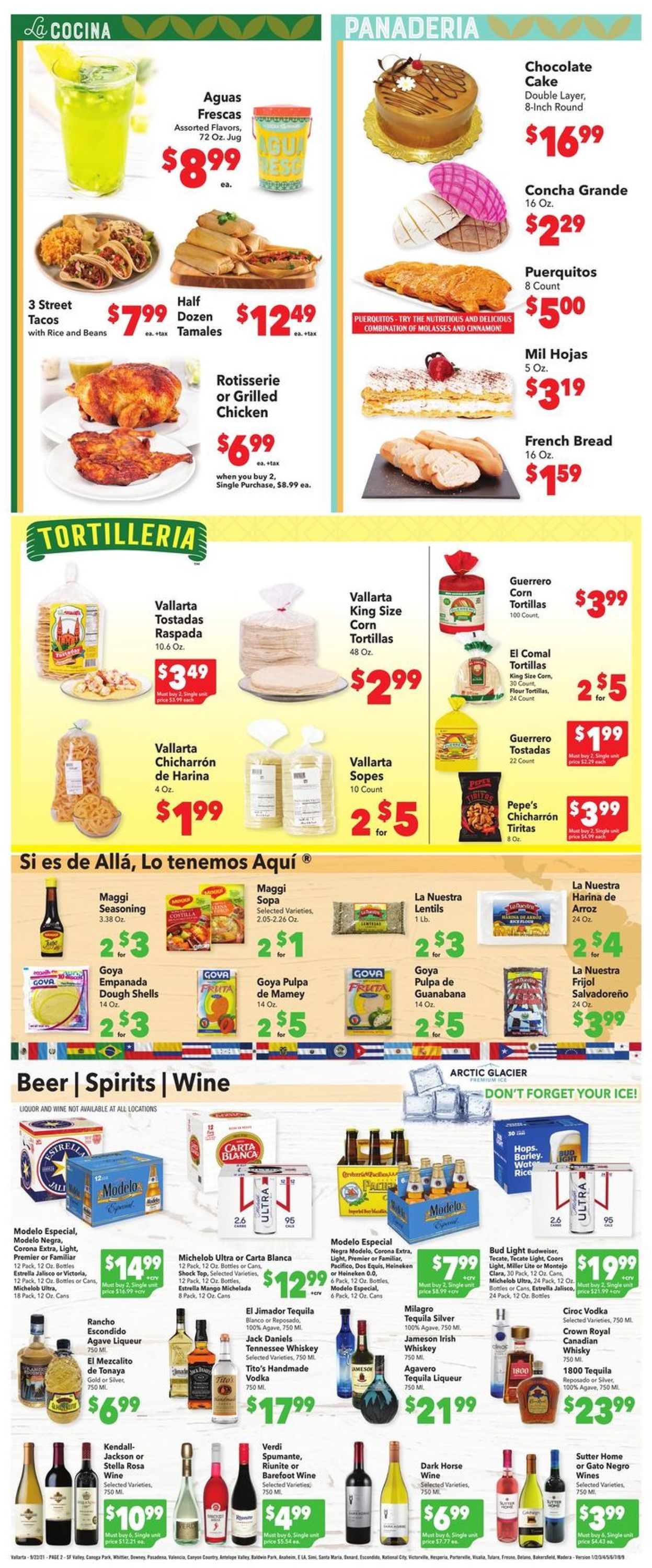 Vallarta Weekly Ad Circular - valid 09/22-09/28/2021 (Page 2)