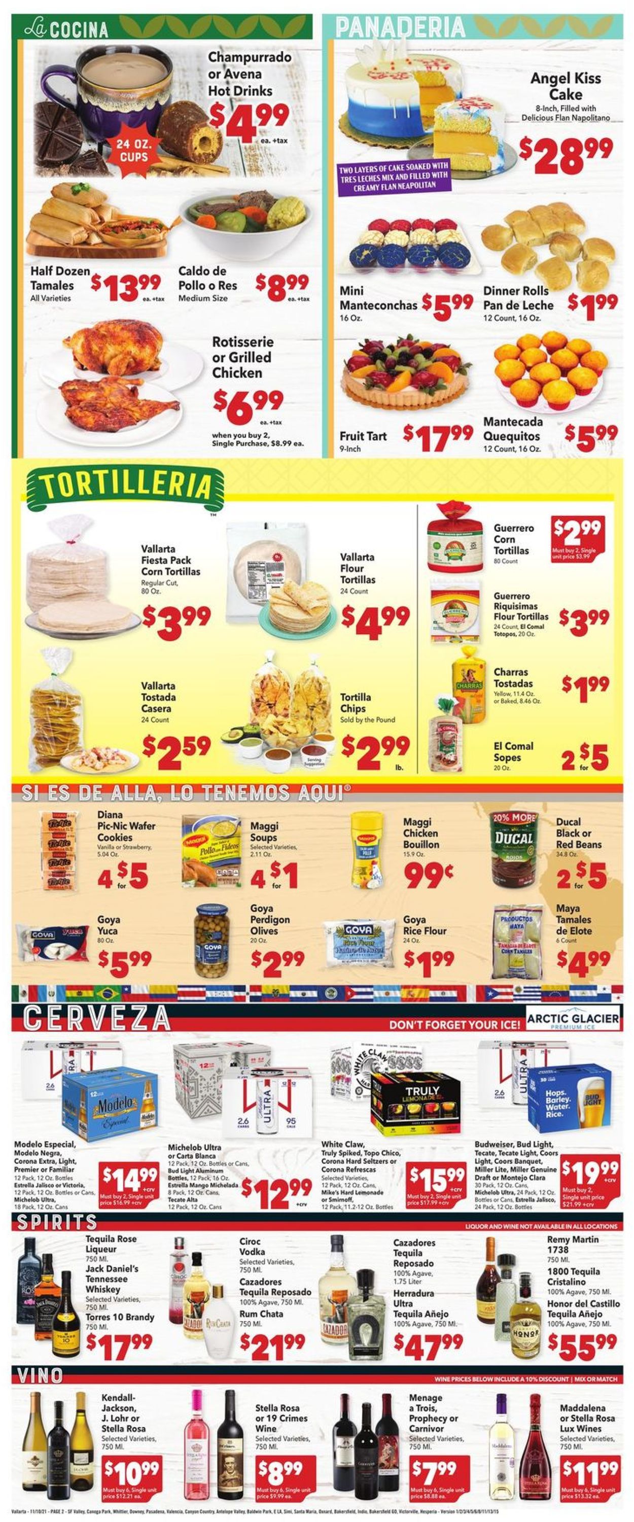 Vallarta Weekly Ad Circular - valid 11/10-11/16/2021 (Page 2)