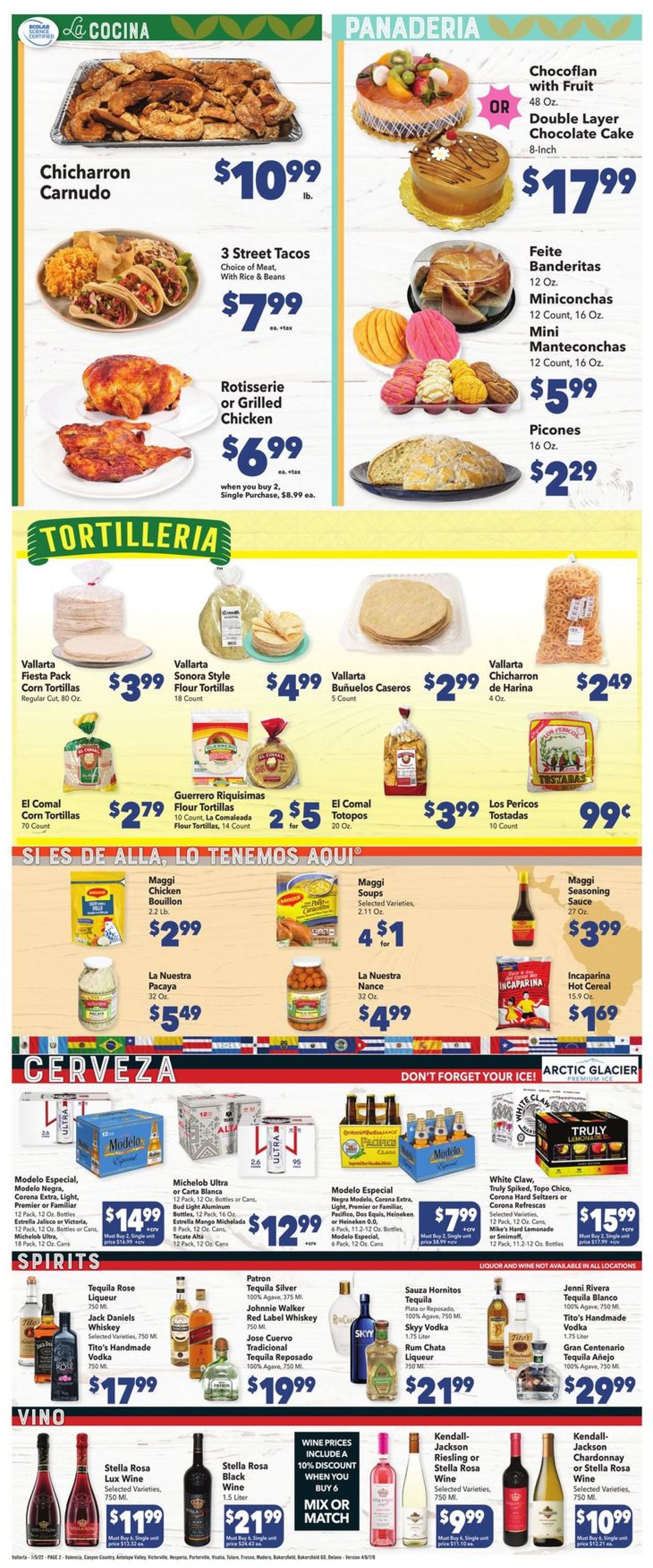 Vallarta Weekly Ad Circular - valid 01/05-01/11/2022 (Page 2)
