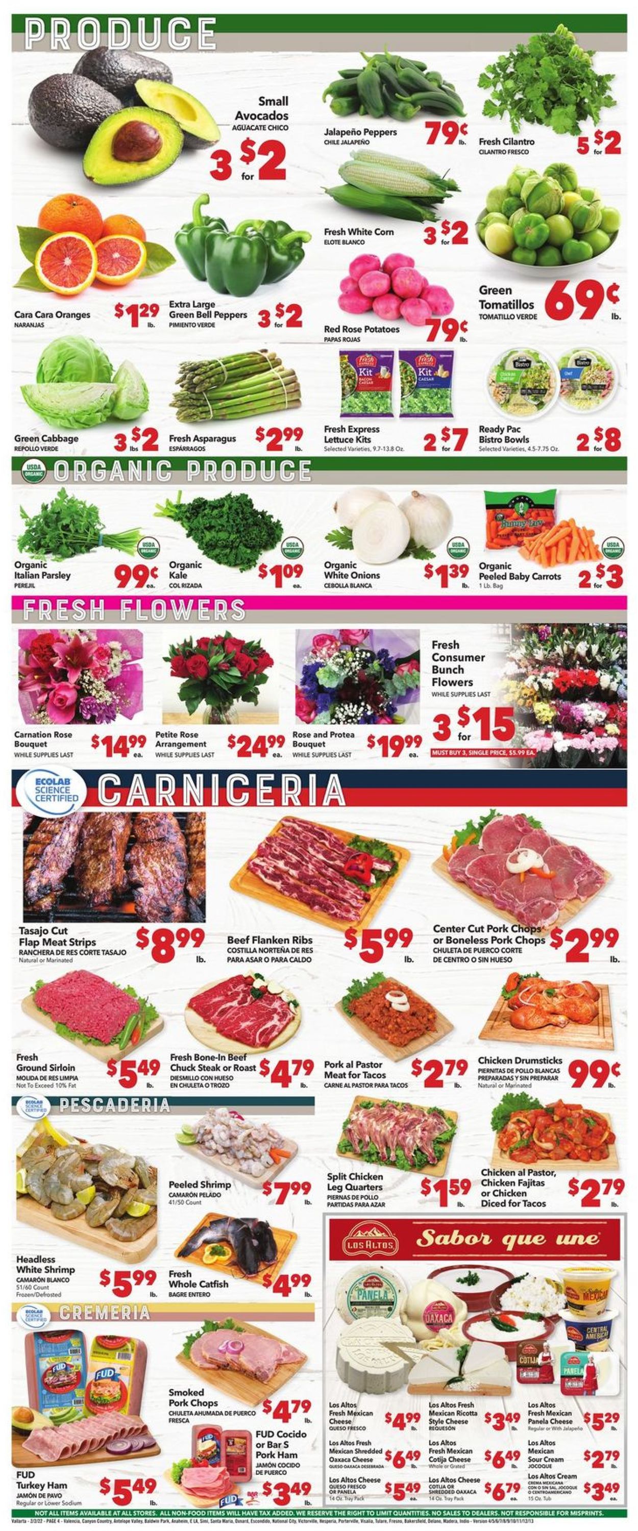 Vallarta Weekly Ad Circular - valid 02/02-02/08/2022 (Page 4)