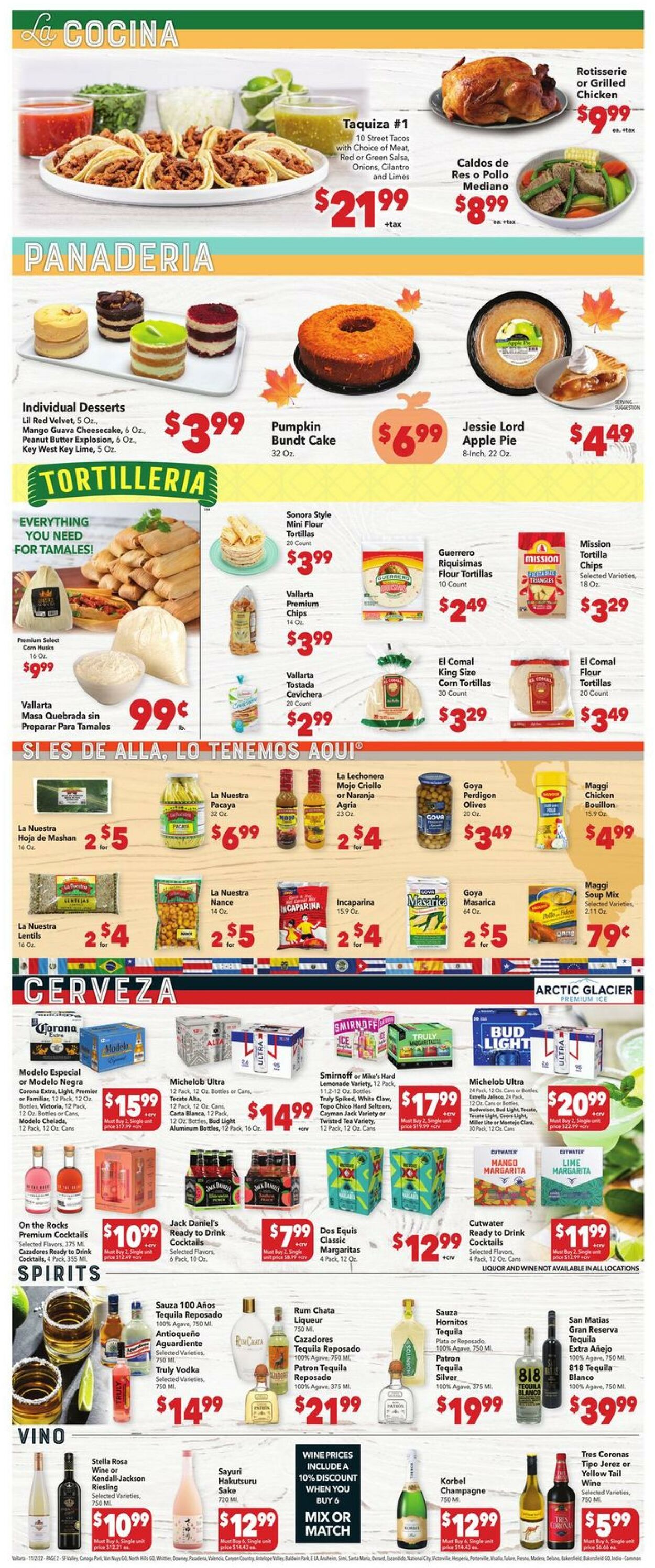Vallarta Weekly Ad Circular - valid 11/02-11/08/2022 (Page 2)