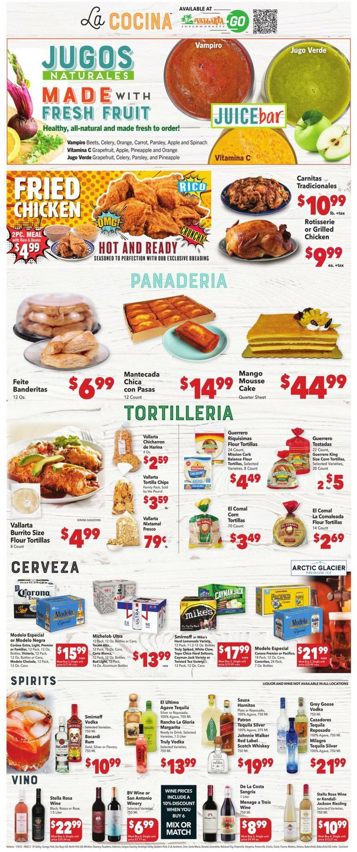 Vallarta Weekly Ad Circular - valid 01/04-01/10/2023 (Page 2)