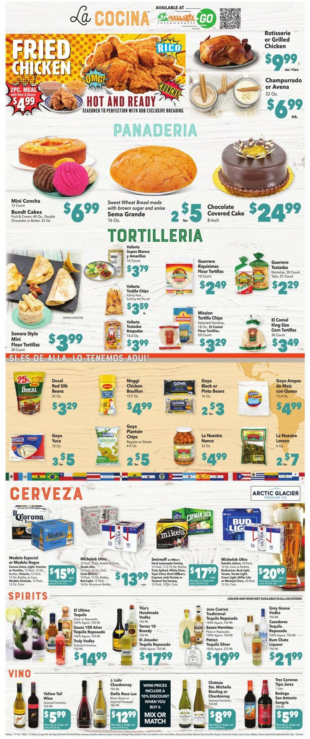 Vallarta Weekly Ad Circular - valid 01/11-01/17/2023 (Page 2)