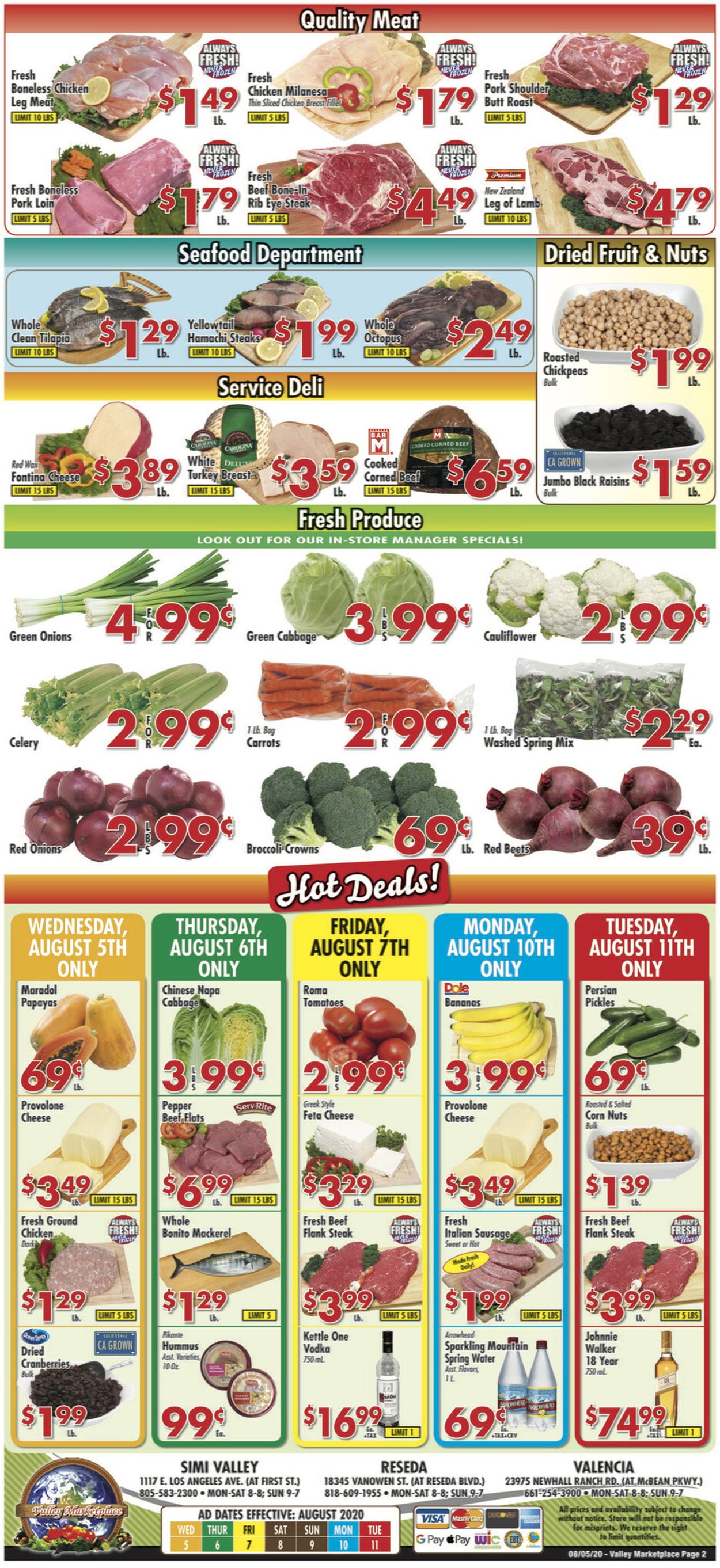 Valley Marketplace Weekly Ad Circular - valid 08/05-08/11/2020 (Page 2)