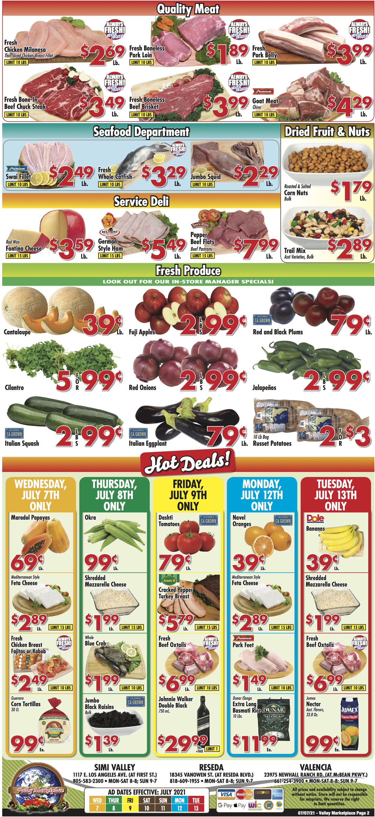 Valley Marketplace Weekly Ad Circular - valid 07/07-07/13/2021 (Page 2)