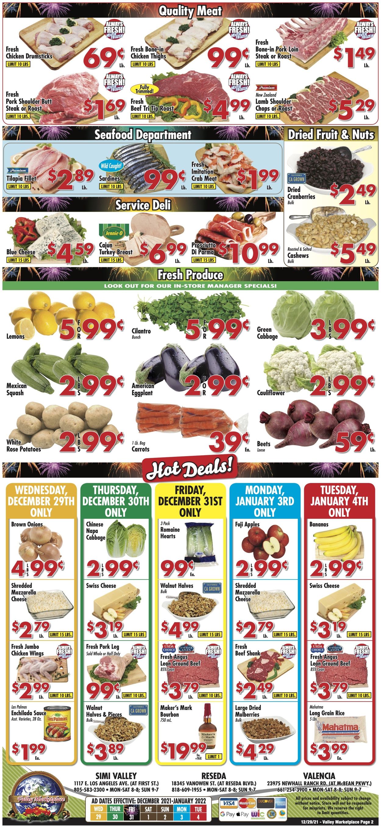 Valley Marketplace Weekly Ad Circular - valid 12/29-01/04/2022 (Page 2)