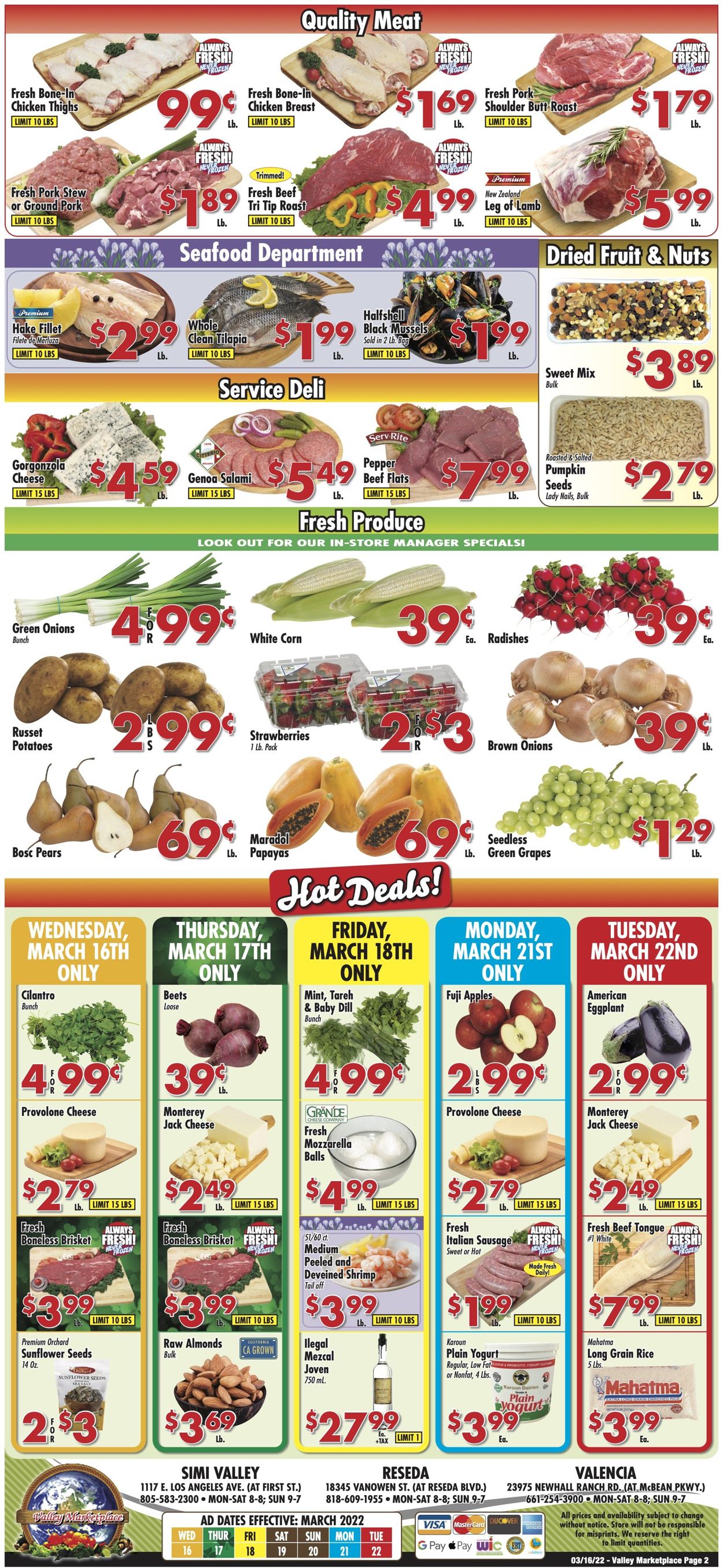 Valley Marketplace Weekly Ad Circular - valid 03/16-03/22/2022 (Page 2)
