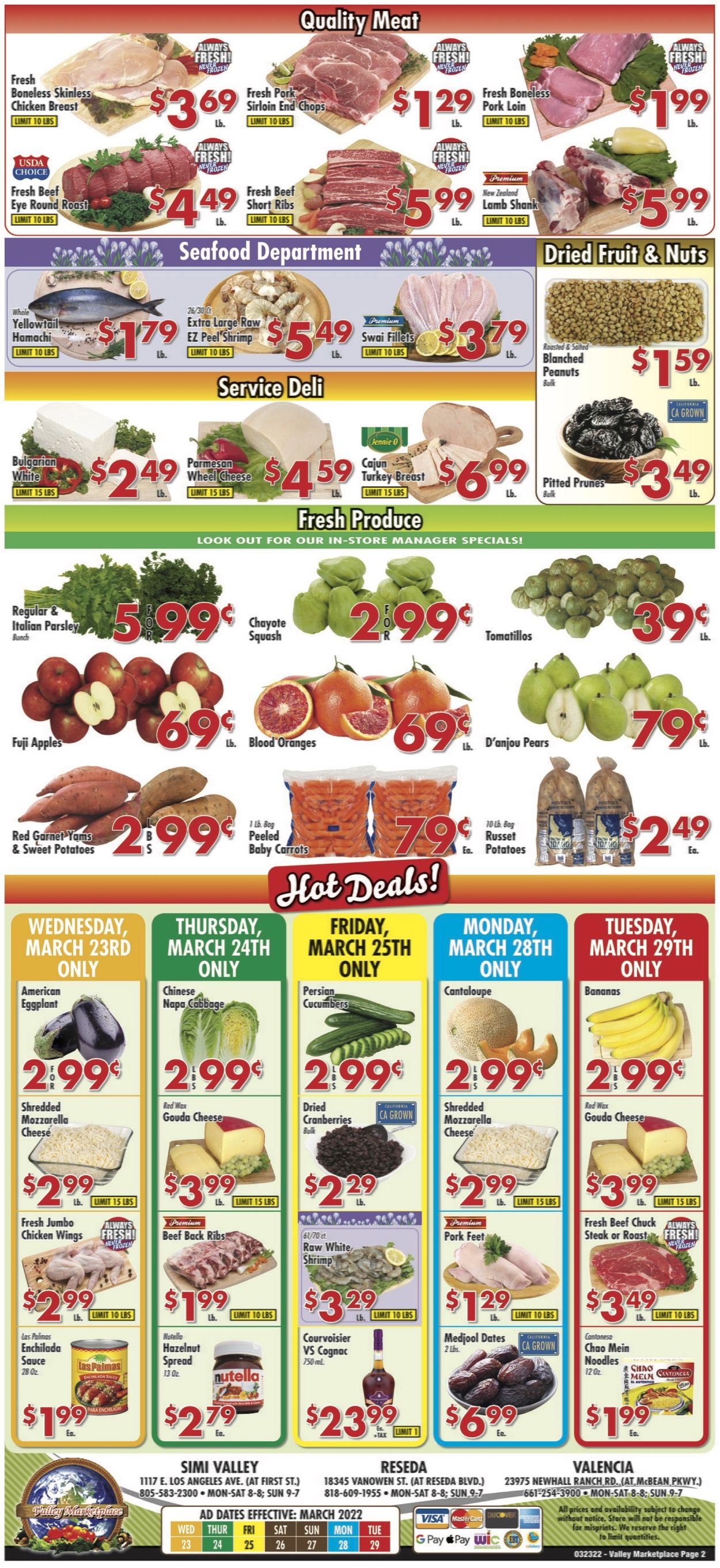 Valley Marketplace Weekly Ad Circular - valid 03/23-03/29/2022 (Page 2)