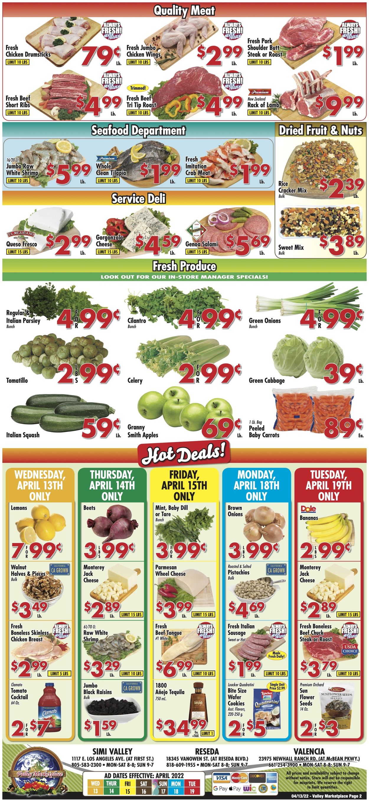Valley Marketplace EASTER 2022 Weekly Ad Circular - valid 04/13-04/19/2022 (Page 2)