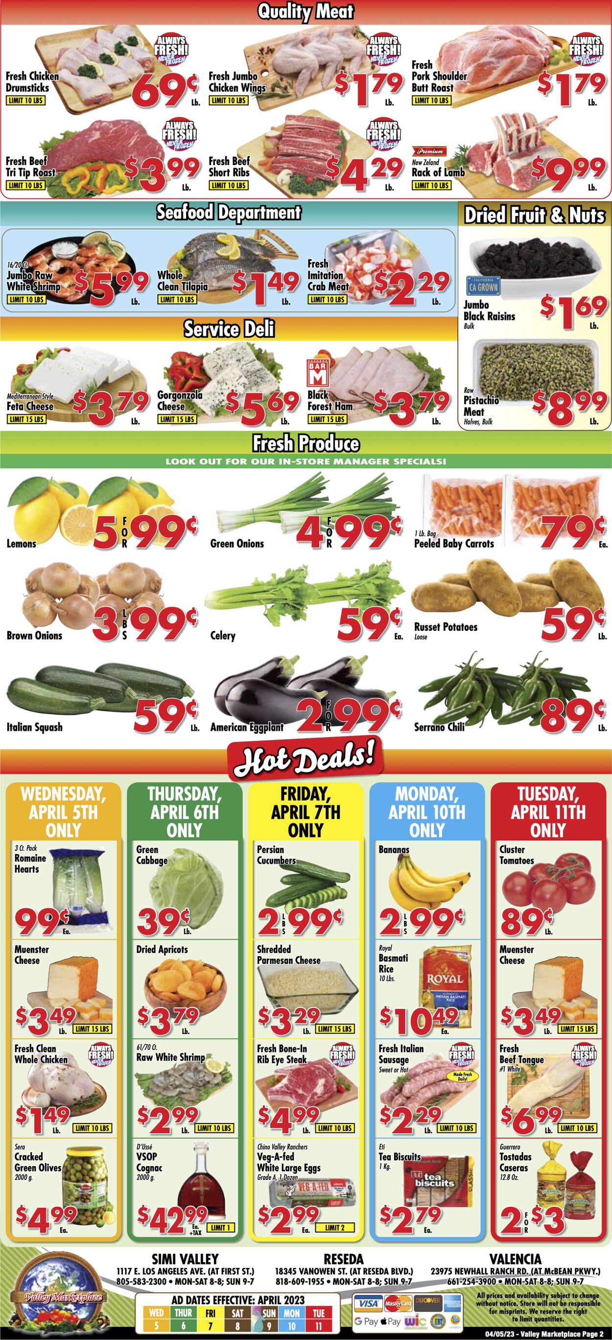 Valley Marketplace Weekly Ad Circular - valid 04/05-04/11/2023 (Page 2)