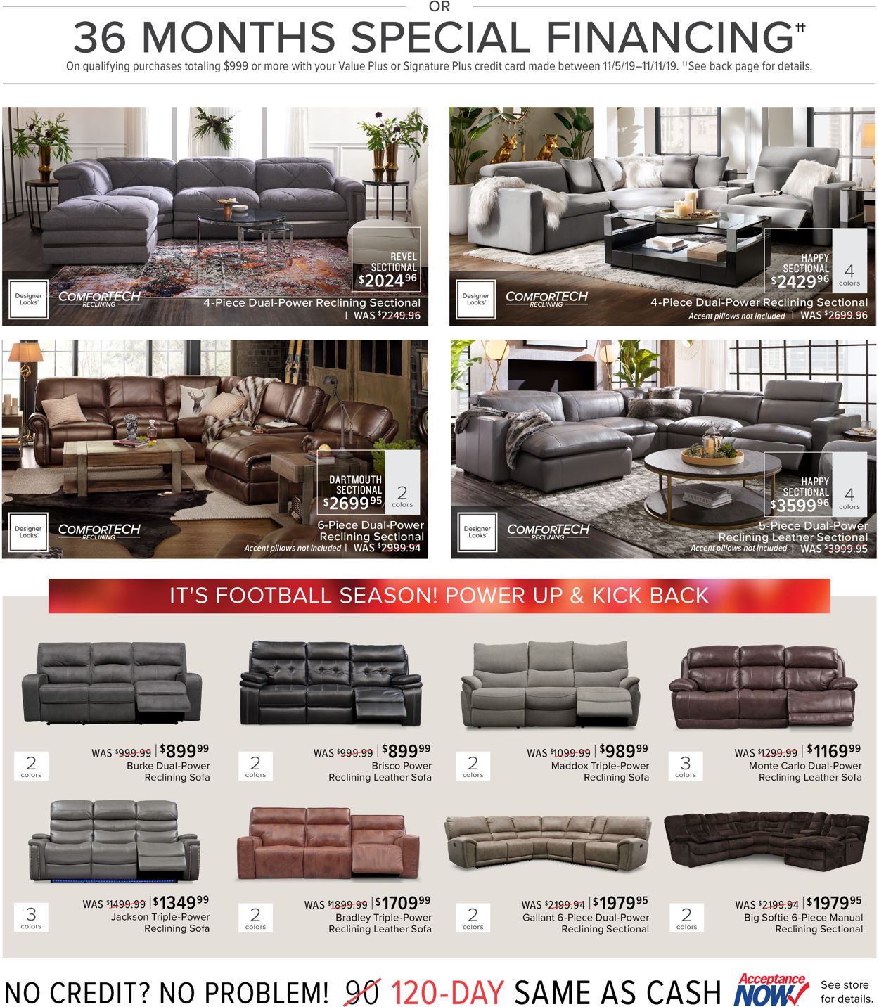 Value City Furniture Weekly Ad Circular - valid 11/05-11/11/2019 (Page 2)