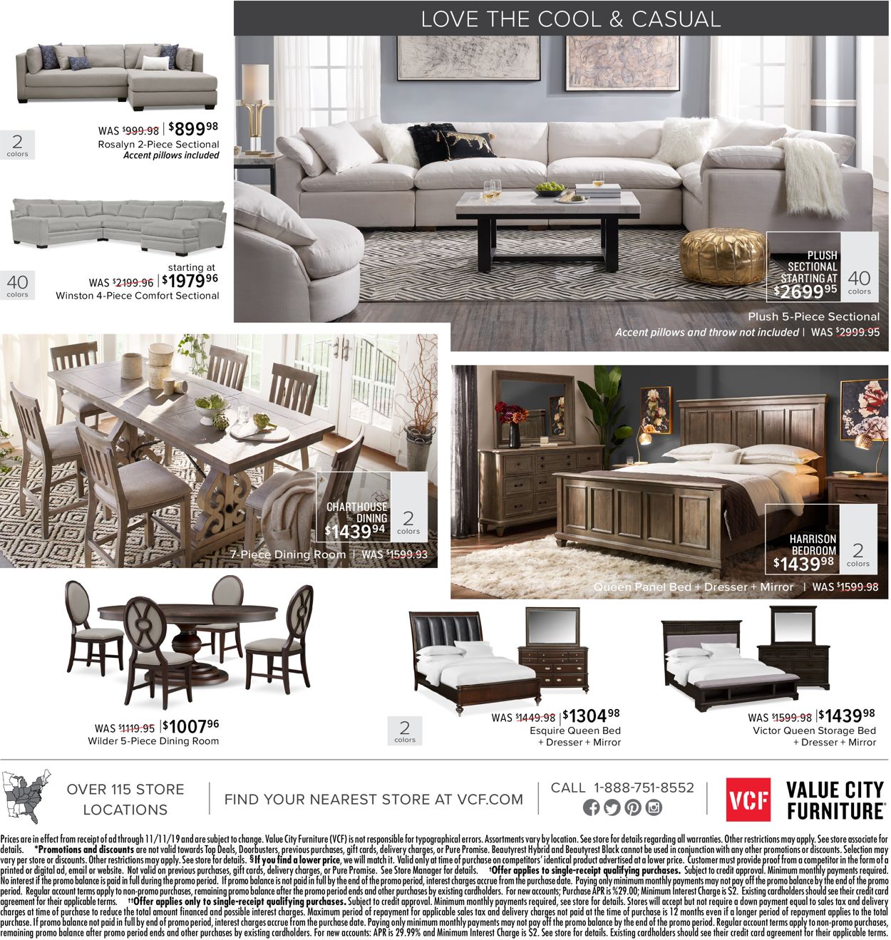 Value City Furniture Weekly Ad Circular - valid 11/05-11/11/2019 (Page 5)